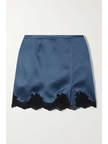 diy satin mini skirt