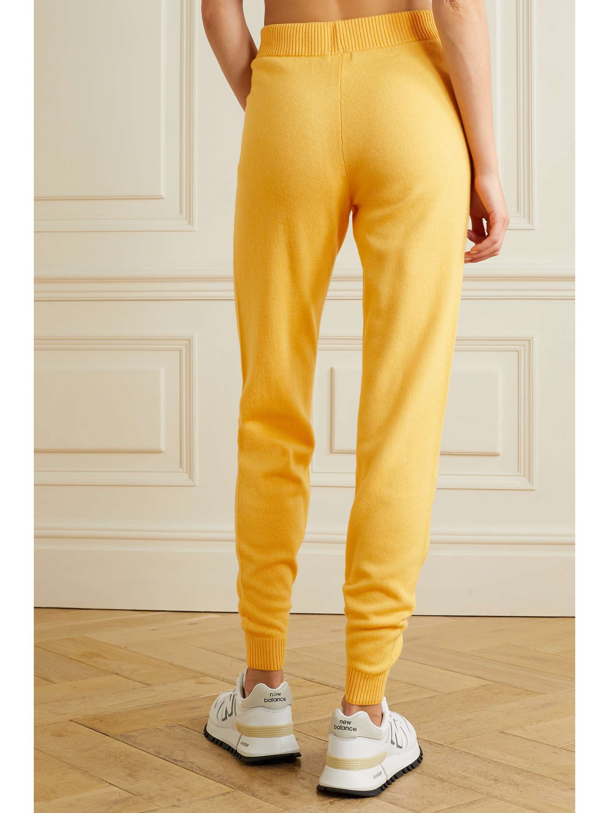 LESET Zoe knitted track pants