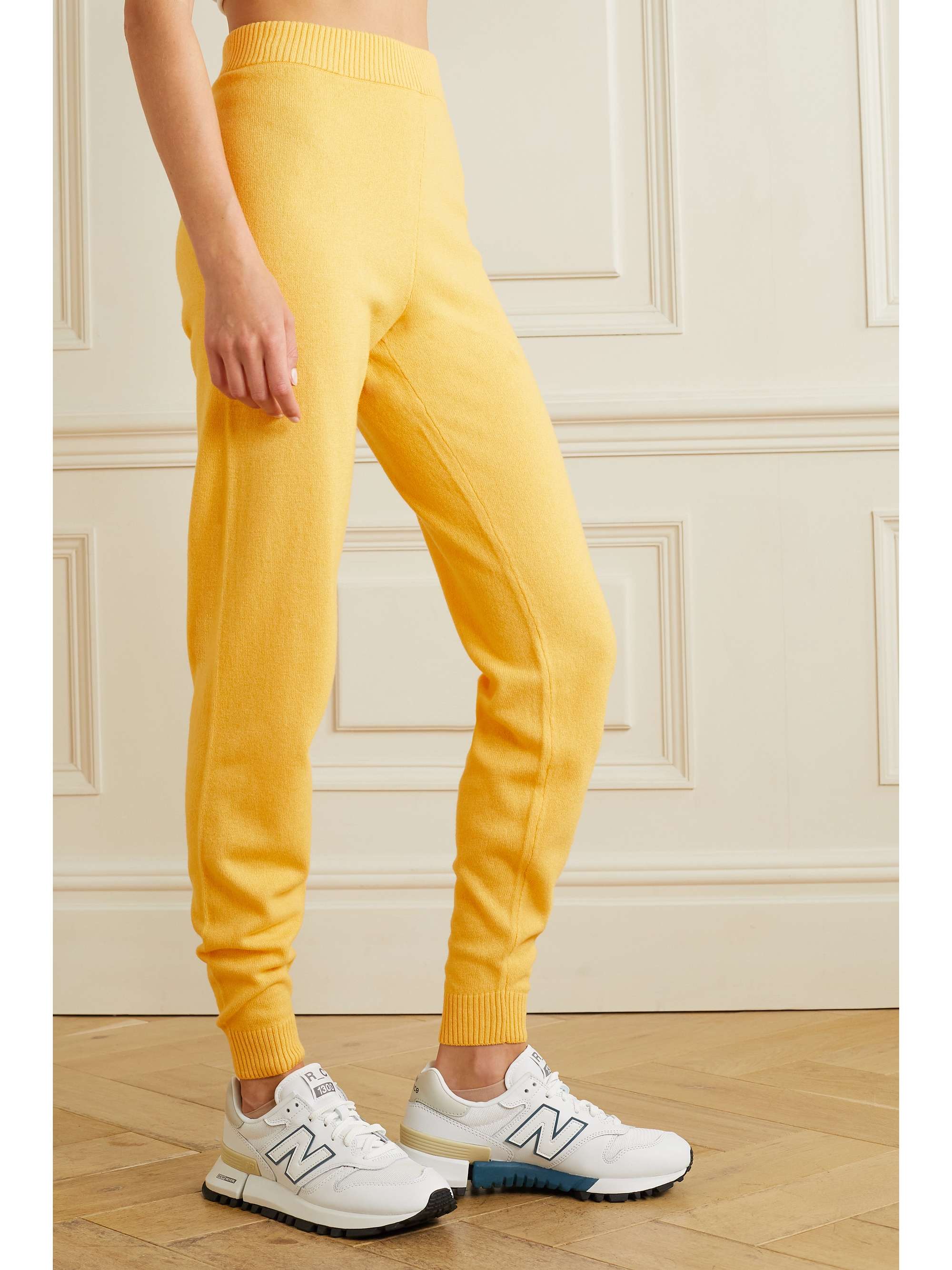 LESET Zoe knitted track pants