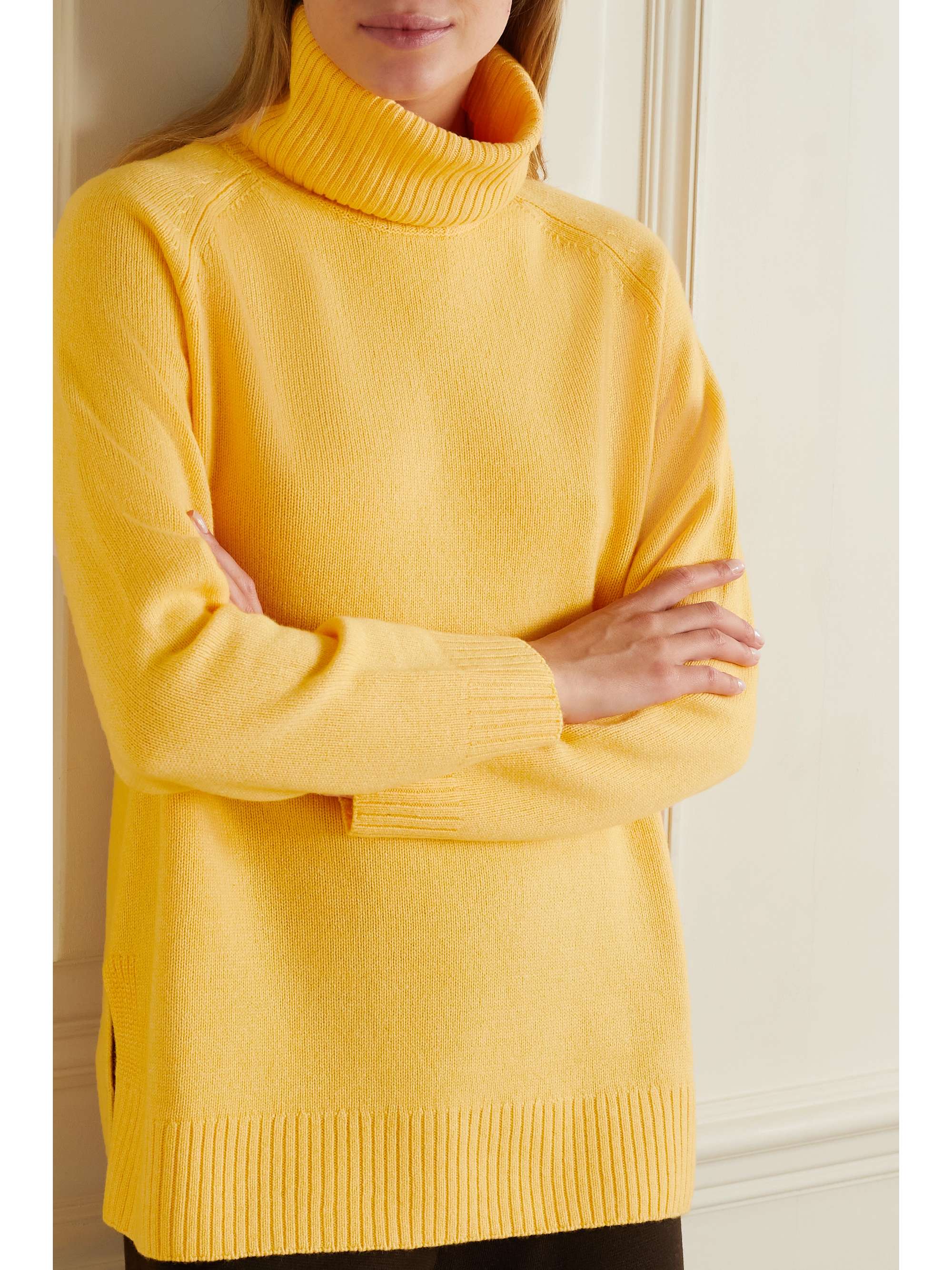 LESET Zoe oversized knitted turtleneck sweater NETAPORTER