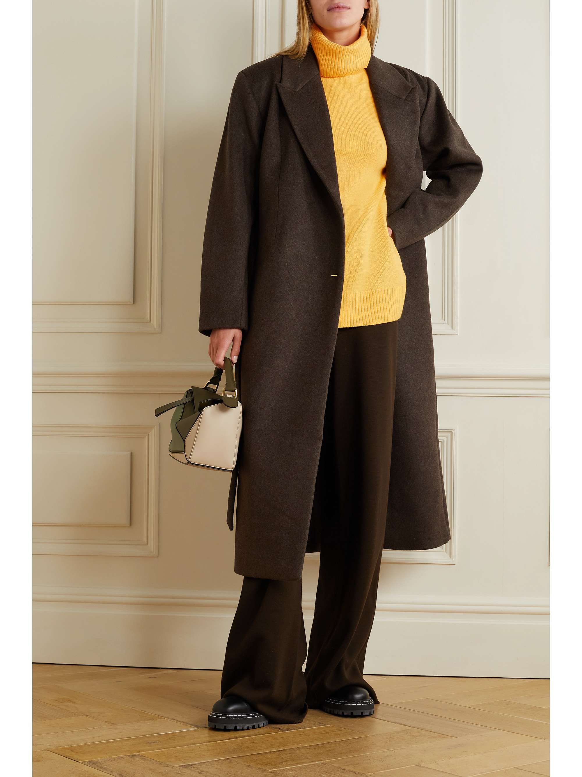 LESET Zoe oversized knitted turtleneck sweater