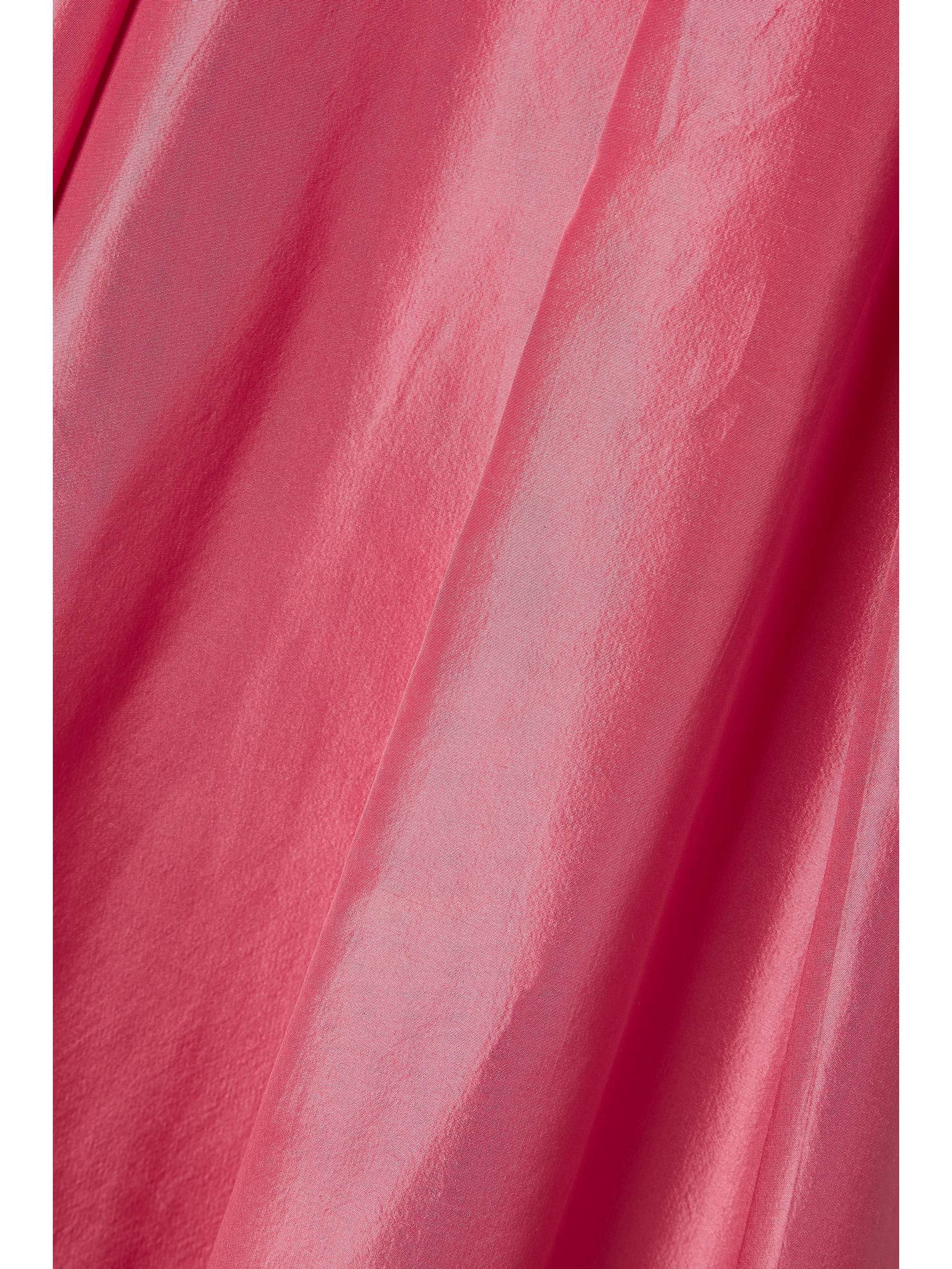 OSCAR DE LA RENTA 真丝塔夫绸阔腿裤