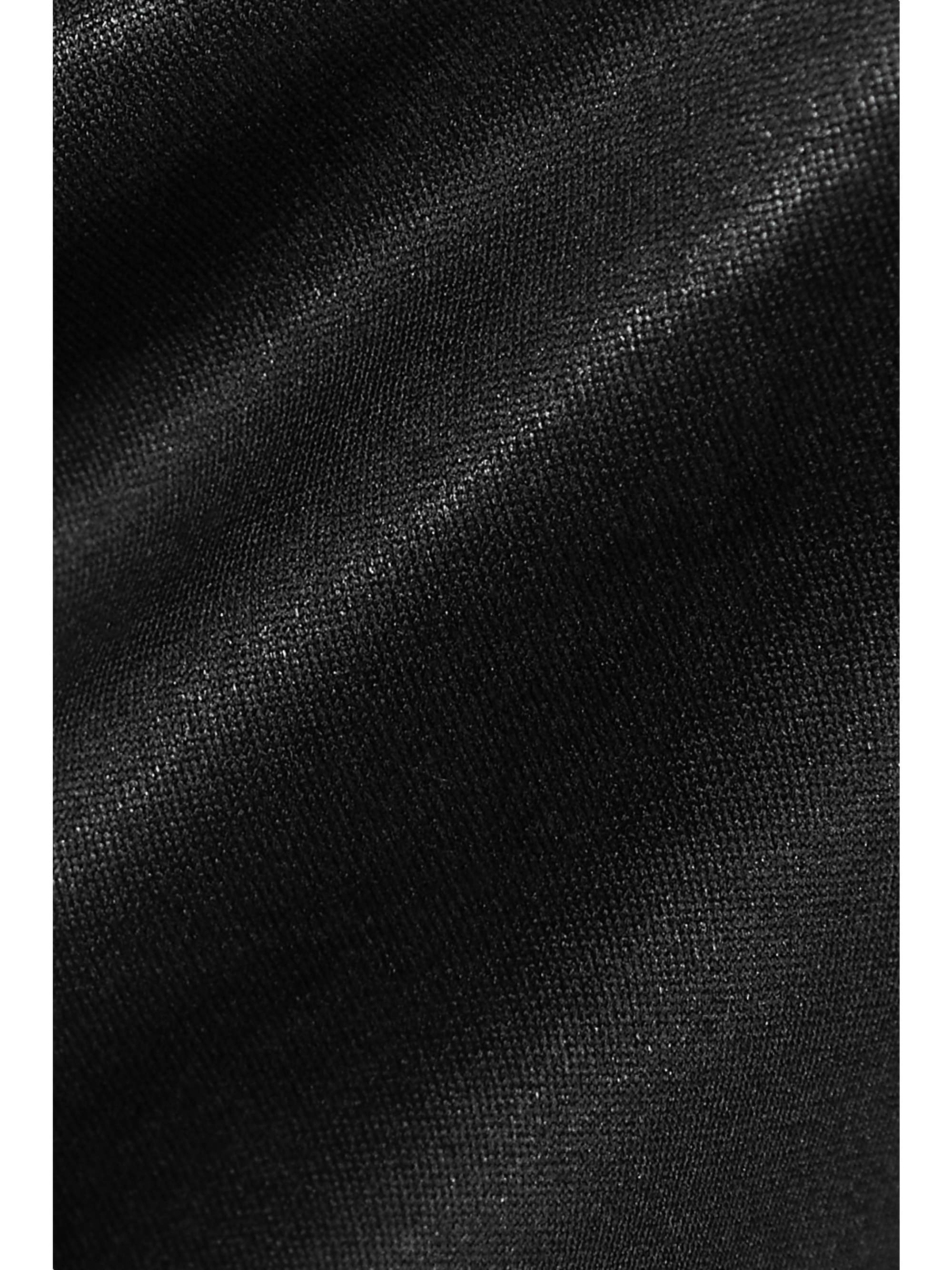 THE ATTICO Coated halterneck bikini