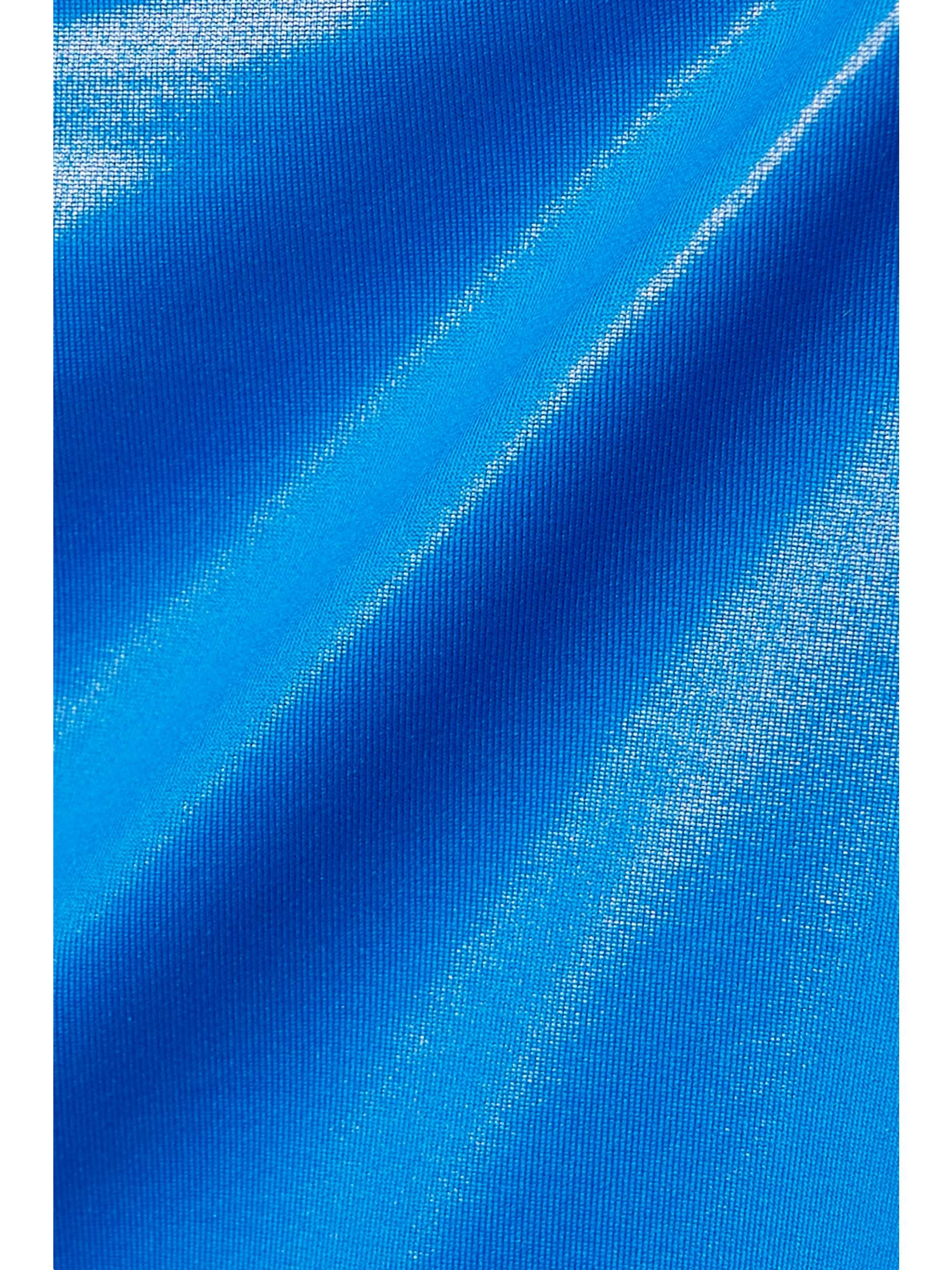 THE ATTICO Coated halterneck swimsuit