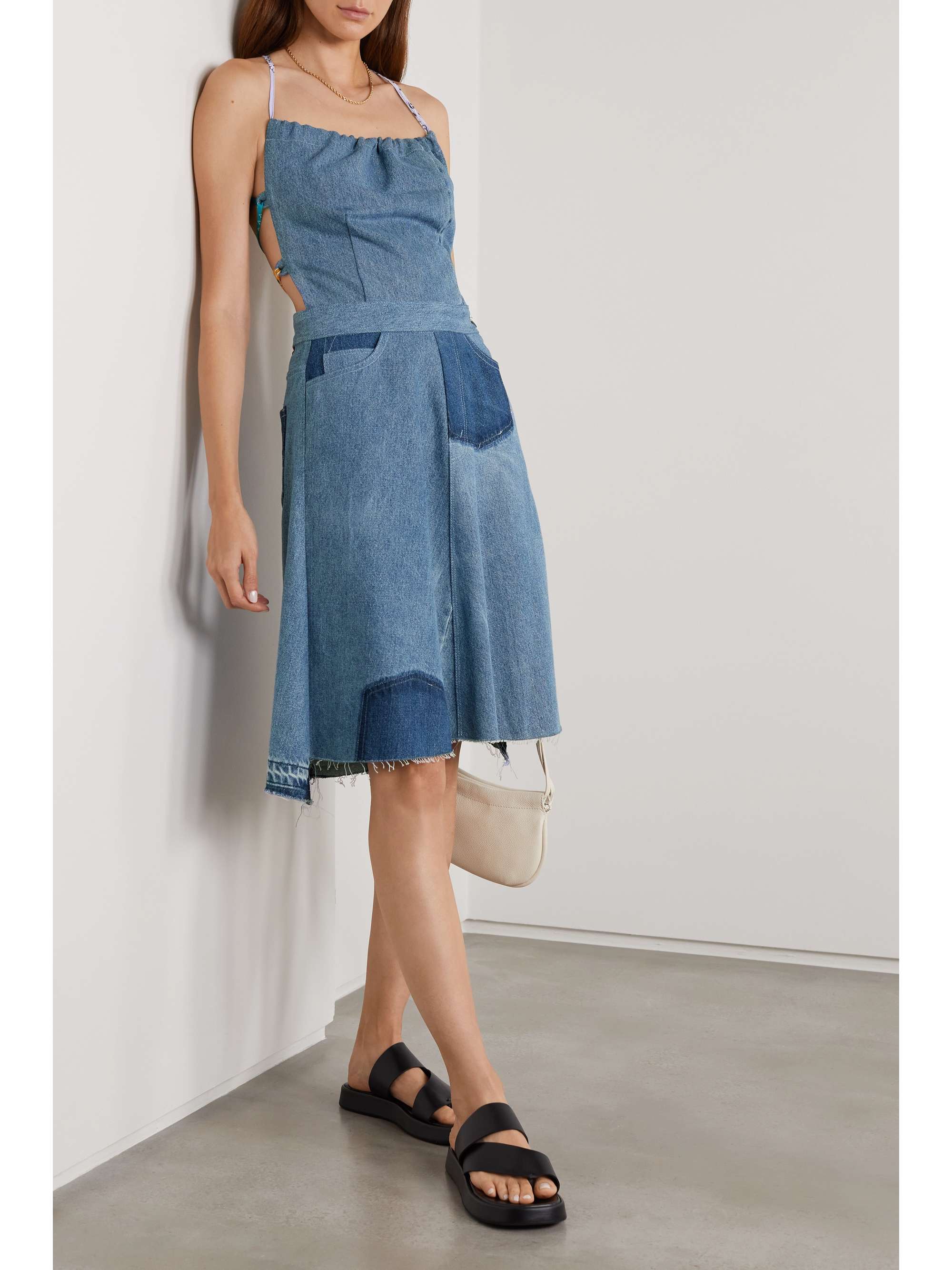 net a porter denim dress