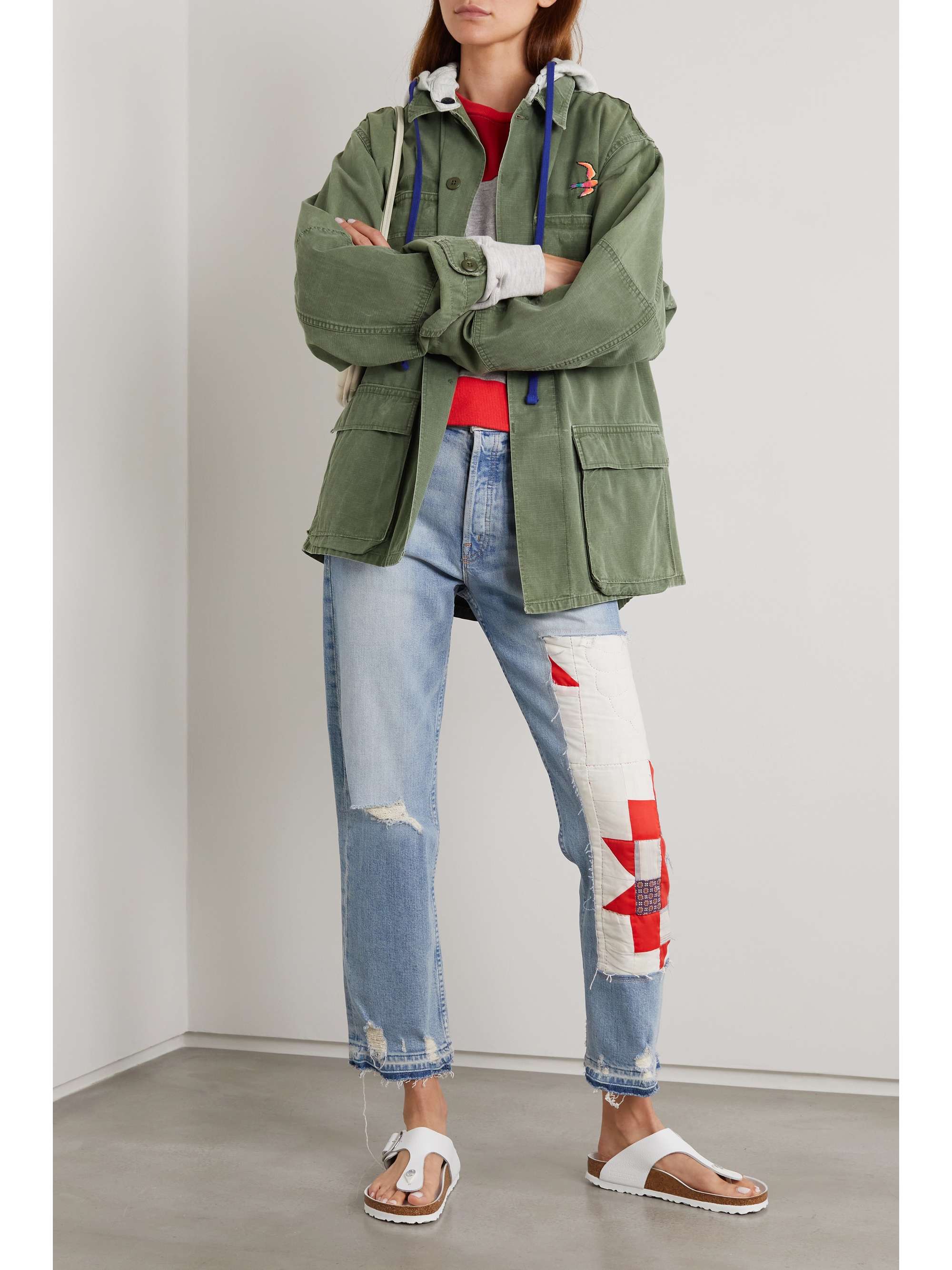 cotton jersey jacket