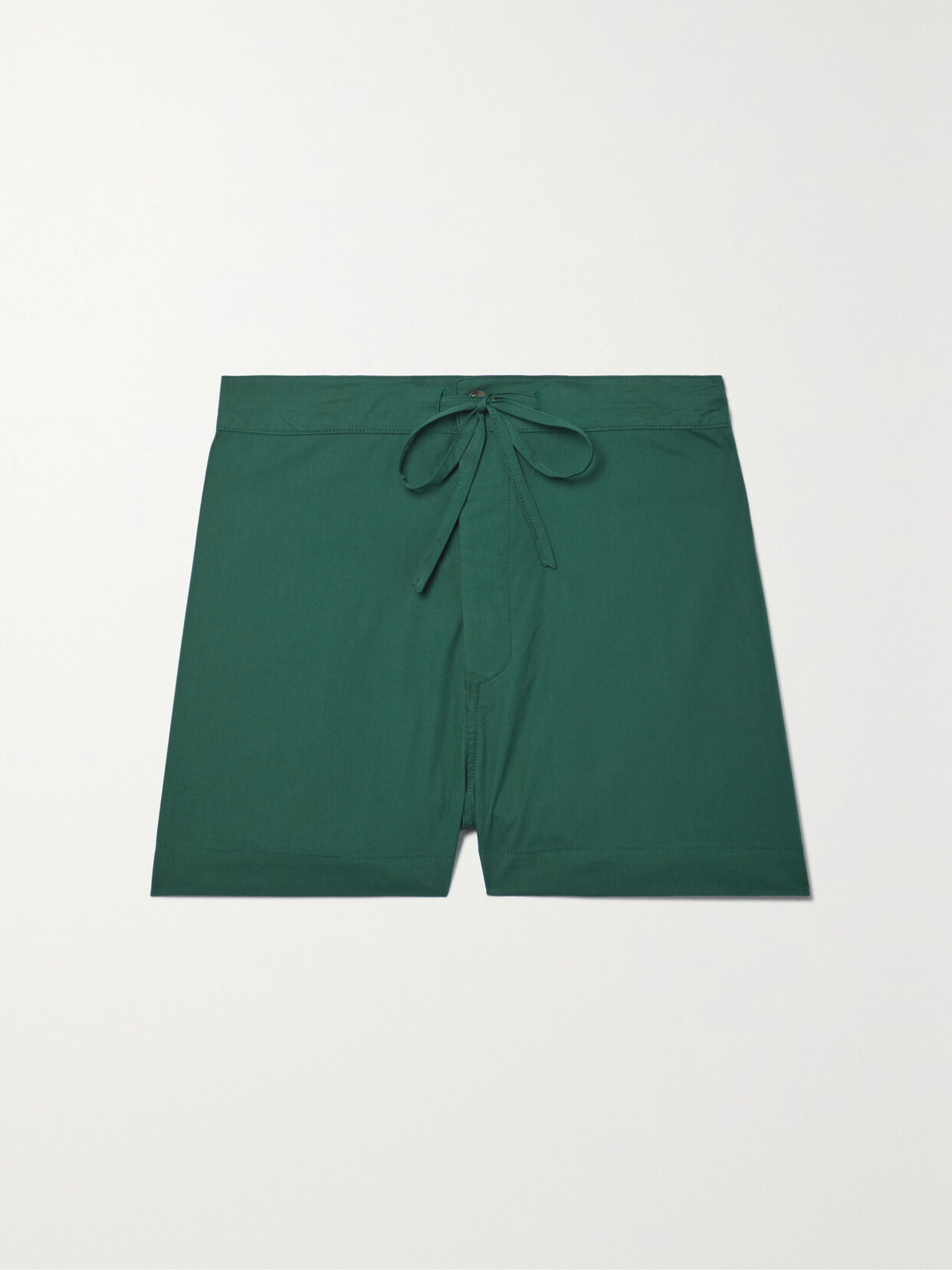 BASSIKE + NET SUSTAIN ORGANIC COTTON-POPLIN SHORTS