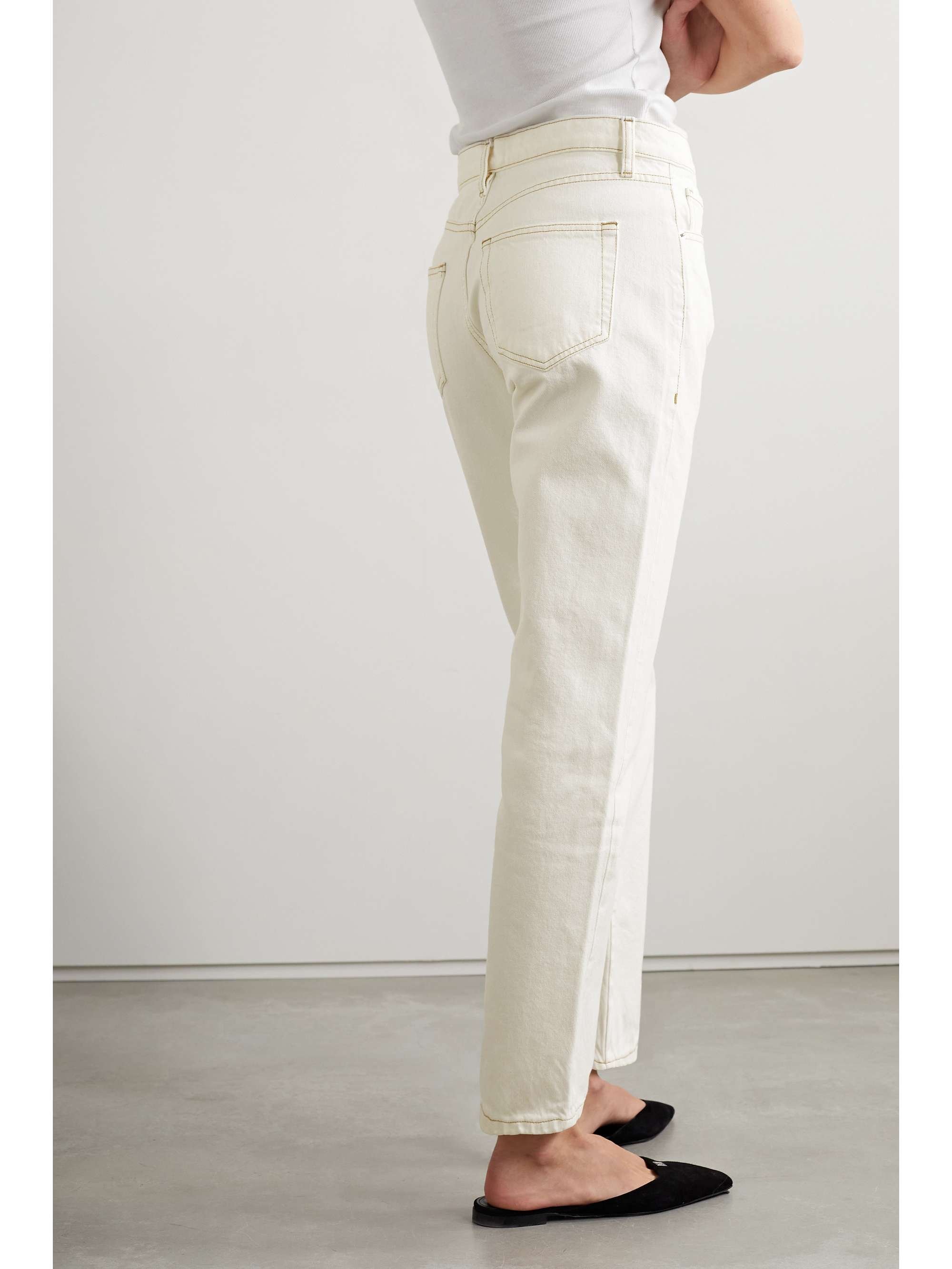 FRAME Le Slouch low-rise straight-leg jeans