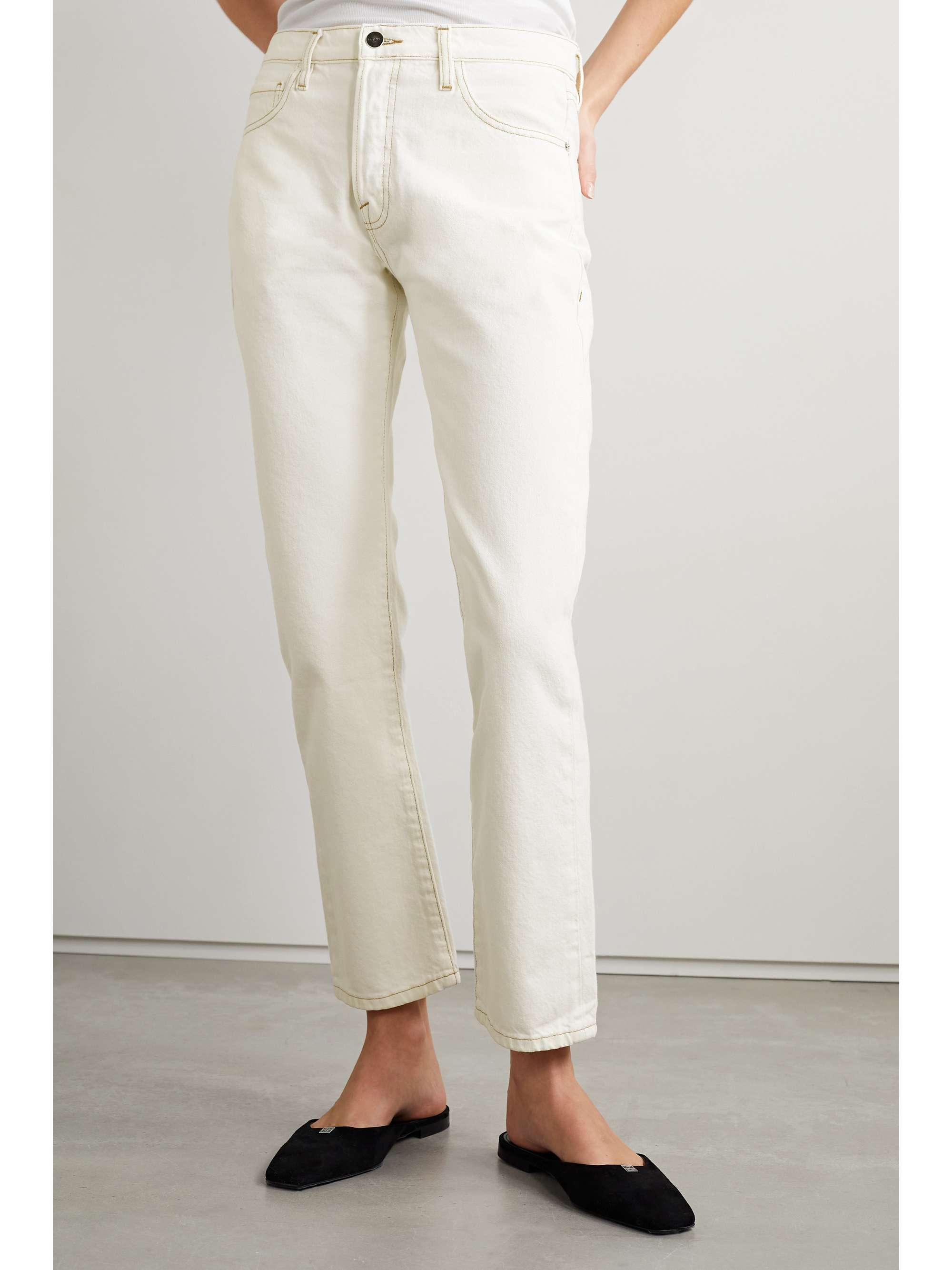 FRAME Le Slouch low-rise straight-leg jeans