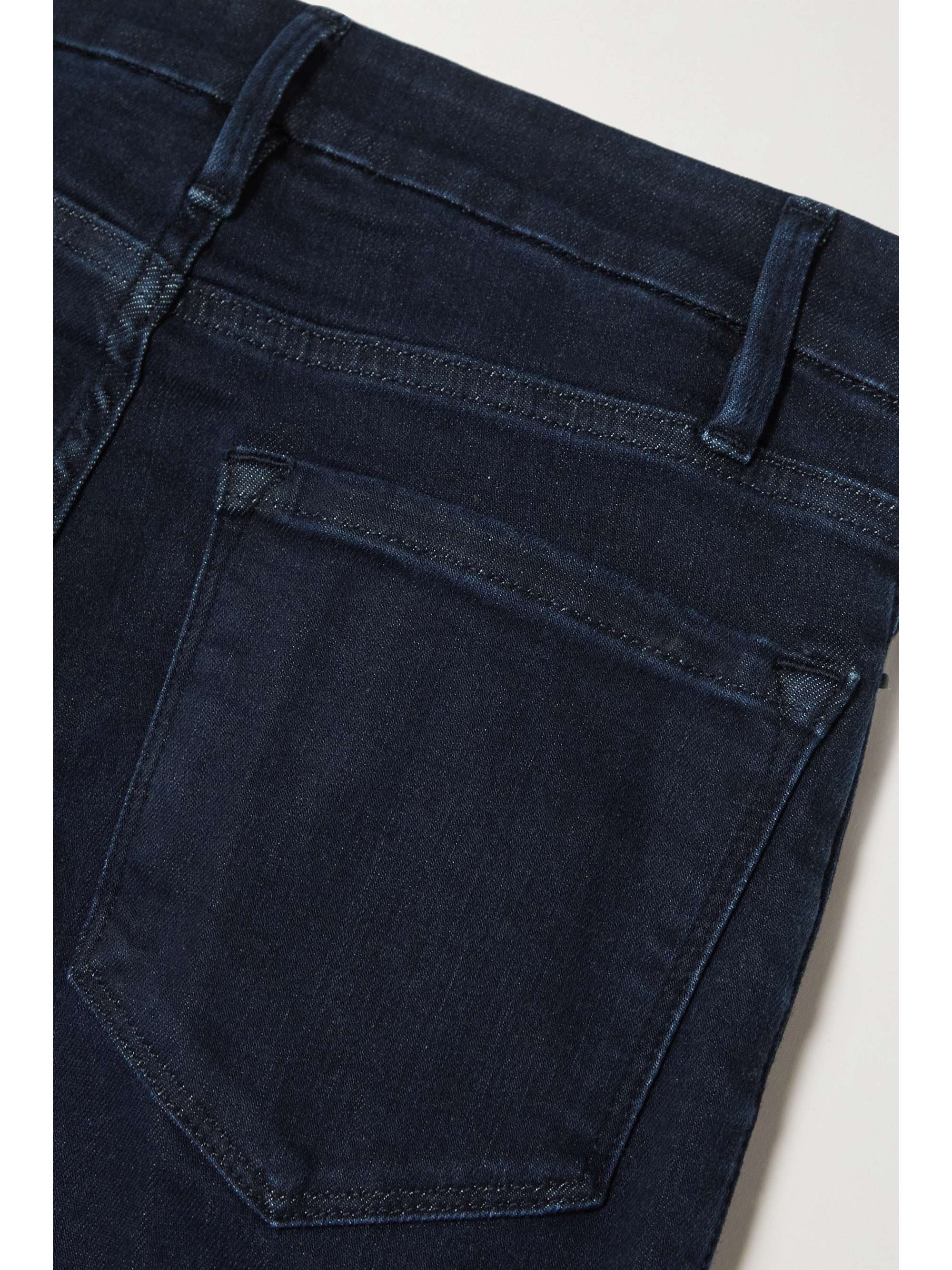 FRAME Le Crop Mini Boot organic high-rise bootcut jeans
