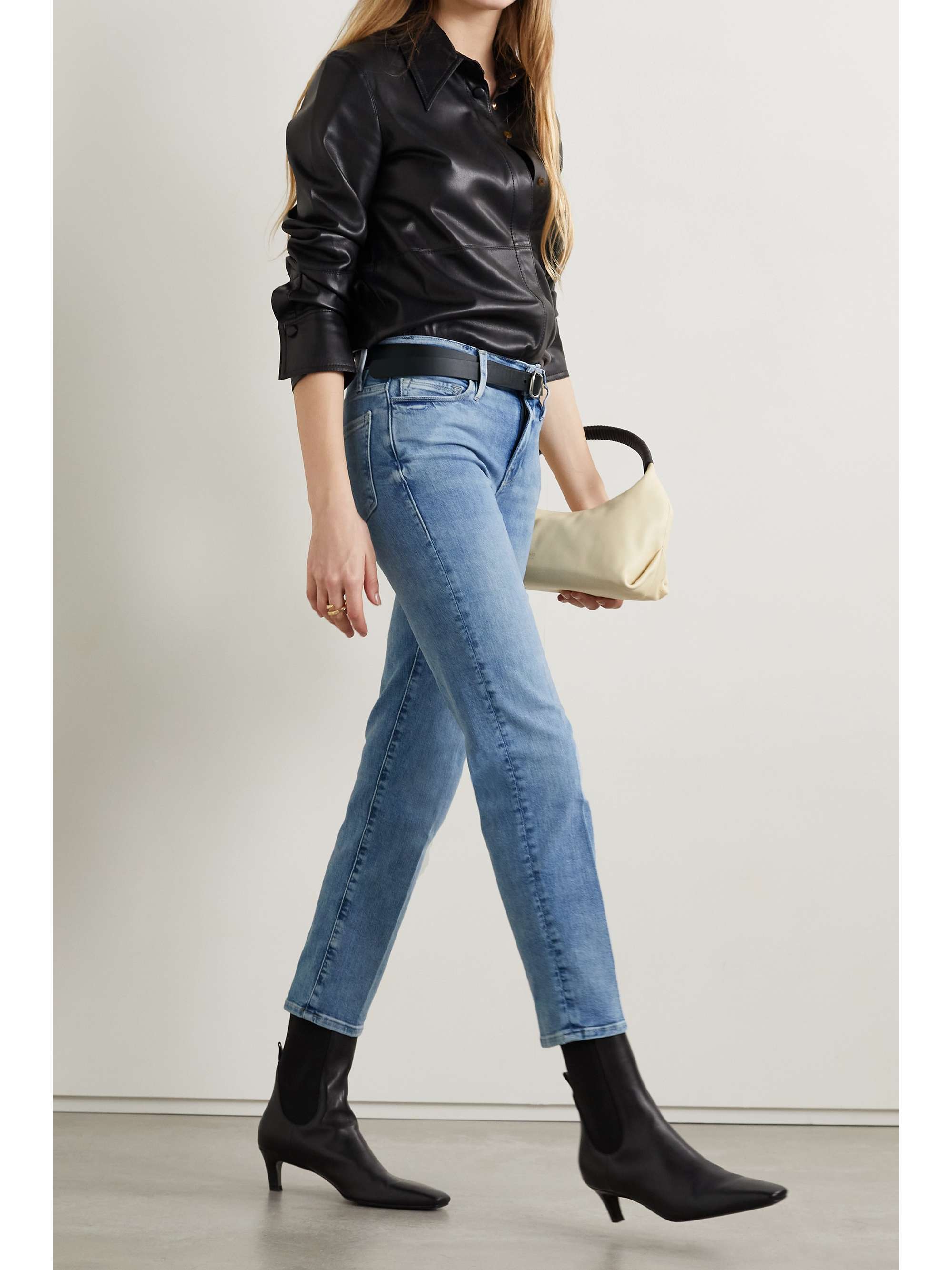 straight-leg organic jeans | FRAME 