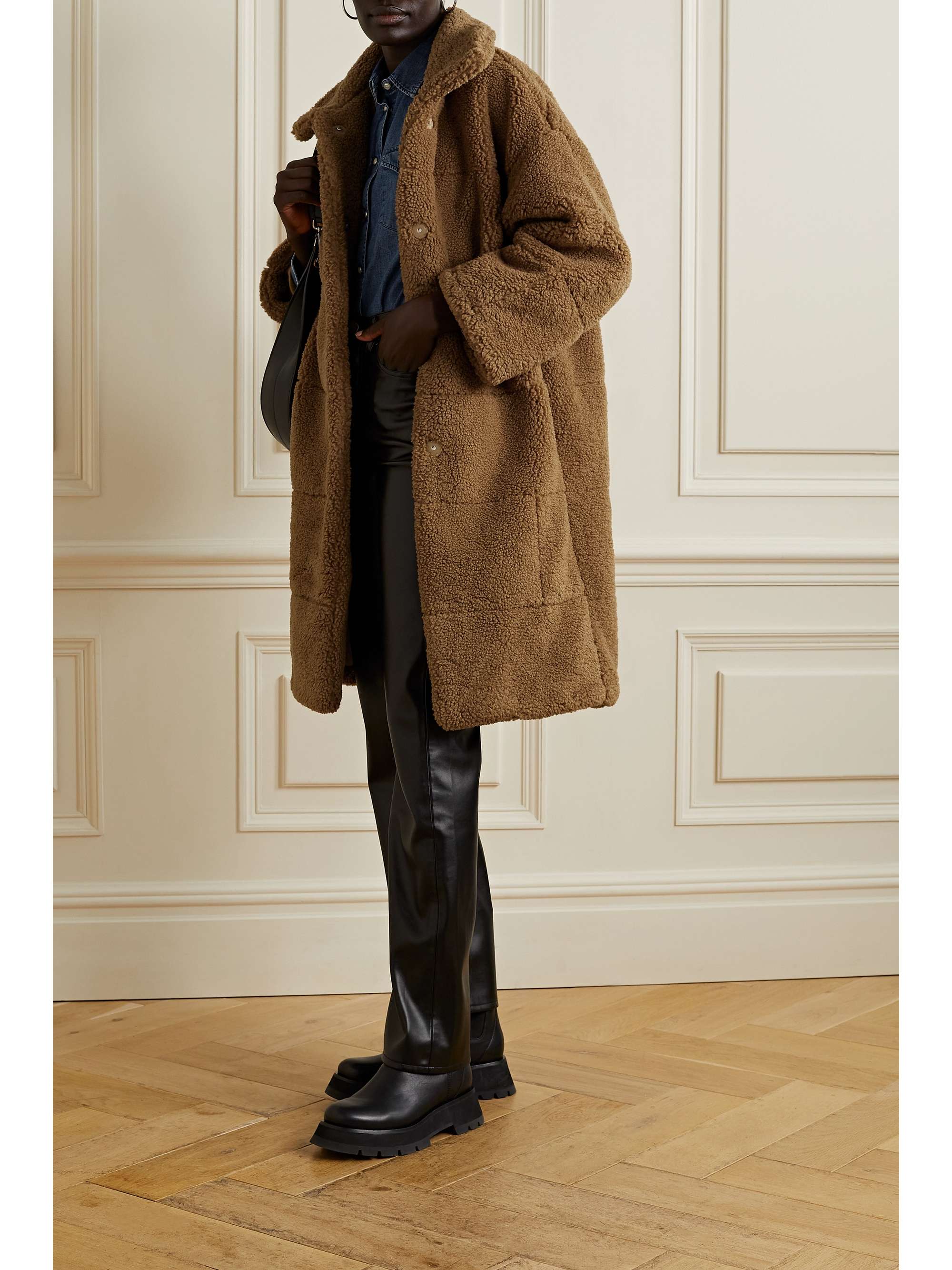 faux shearling coat