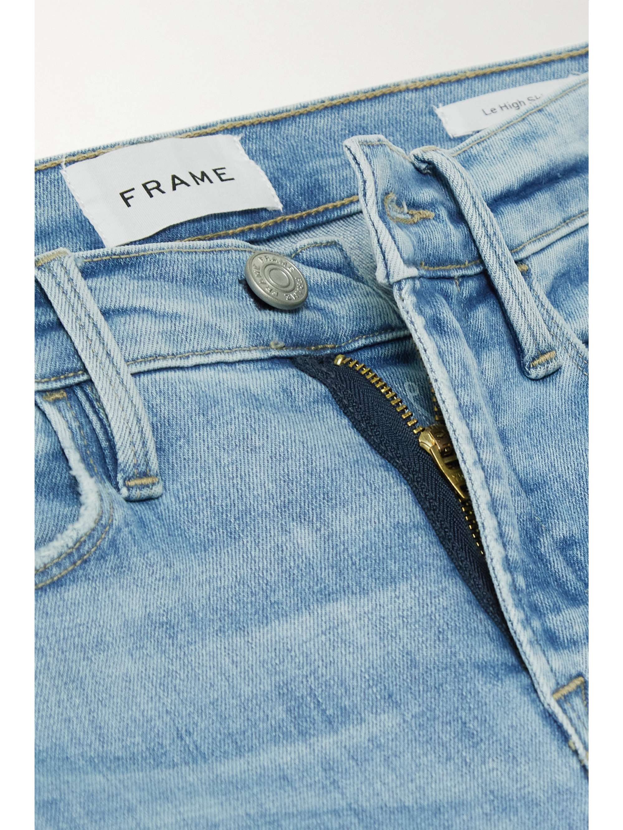 FRAME Le High organic skinny jeans NETAPORTER