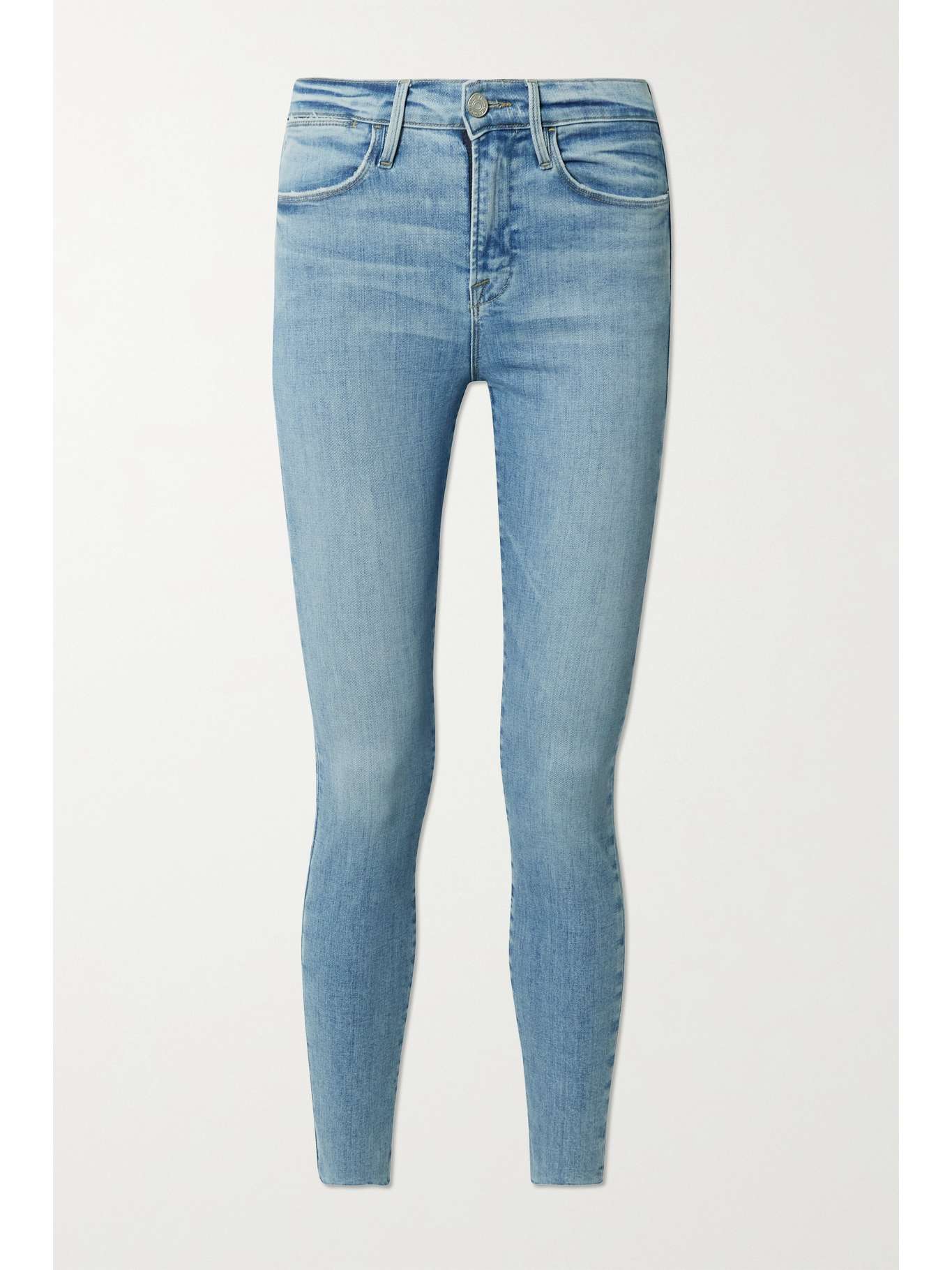 FRAME Le High organic skinny jeans NETAPORTER