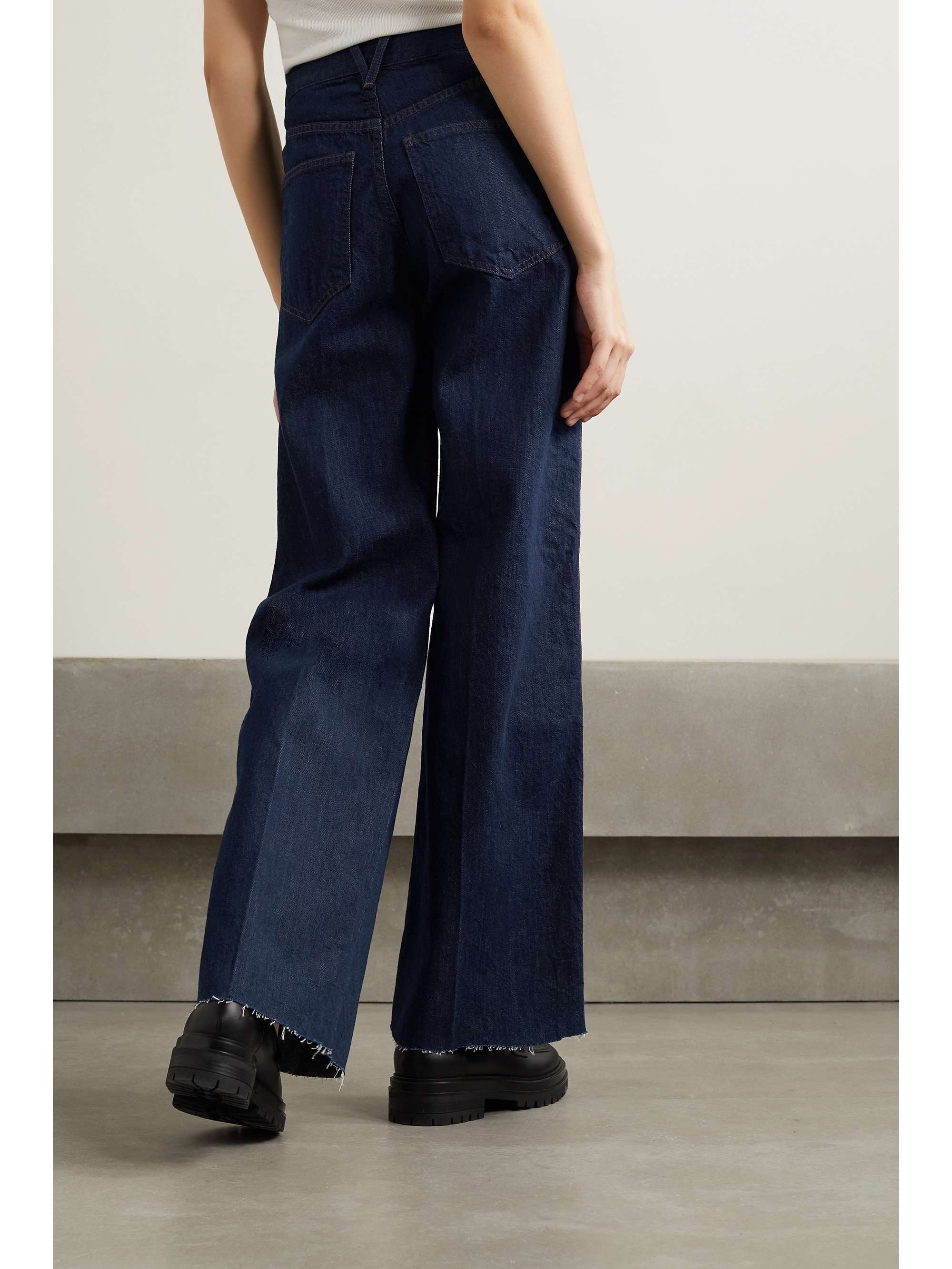 VERONICA BEARD Taylor high-rise wide-leg jeans