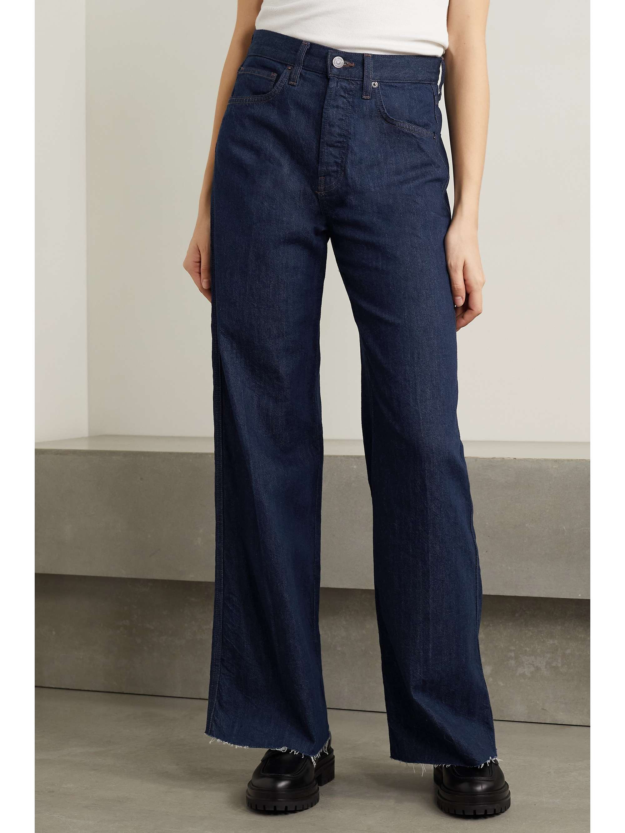 VERONICA BEARD Taylor high-rise wide-leg jeans