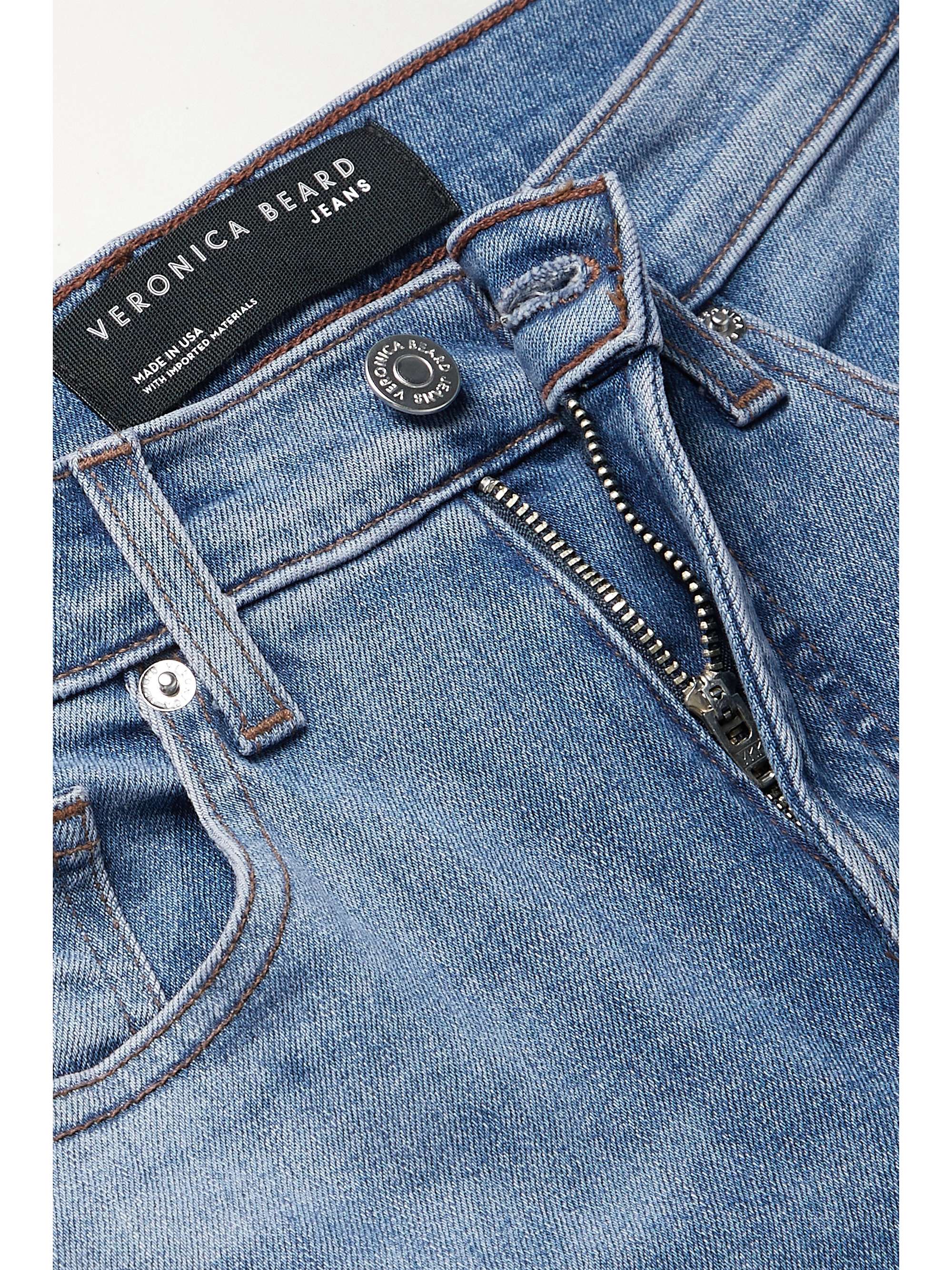 Mid denim Beverly high-rise flared jeans | VERONICA BEARD | NET-A-PORTER