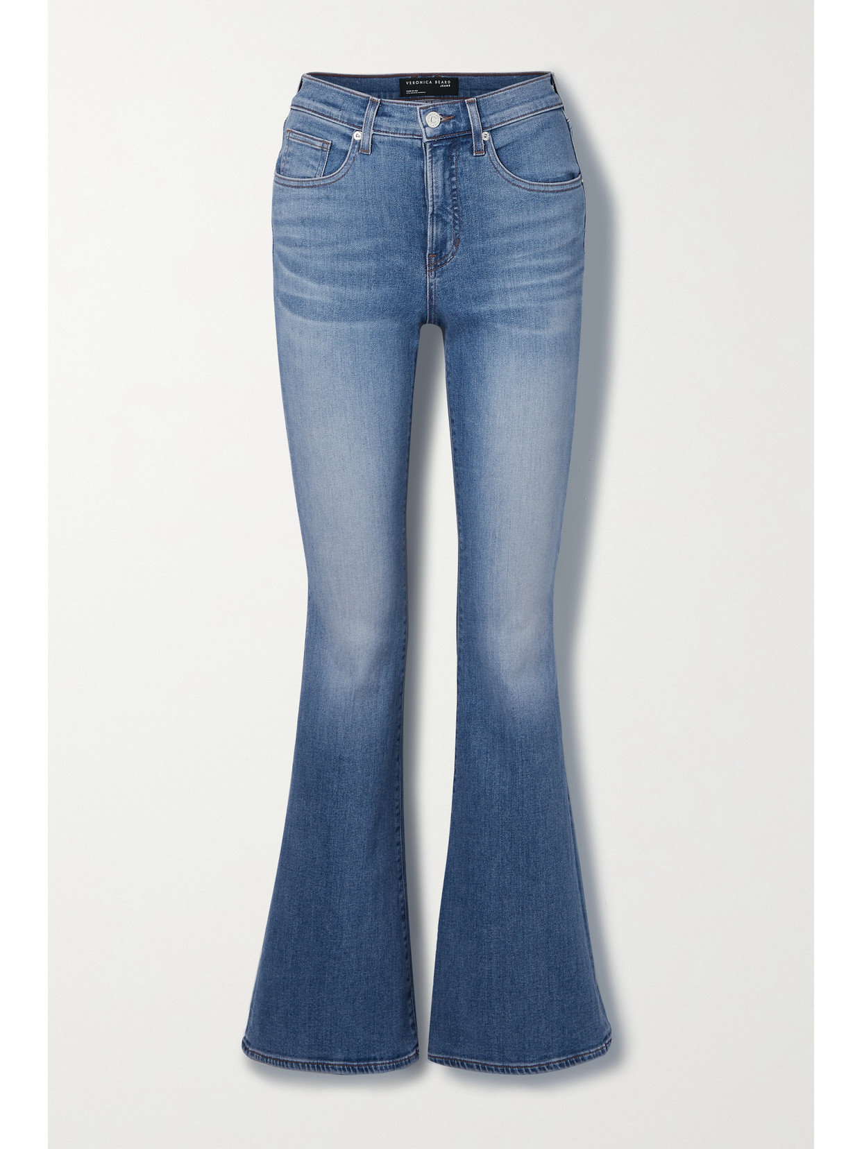 VERONICA BEARD BEVERLY HIGH-RISE FLARED JEANS