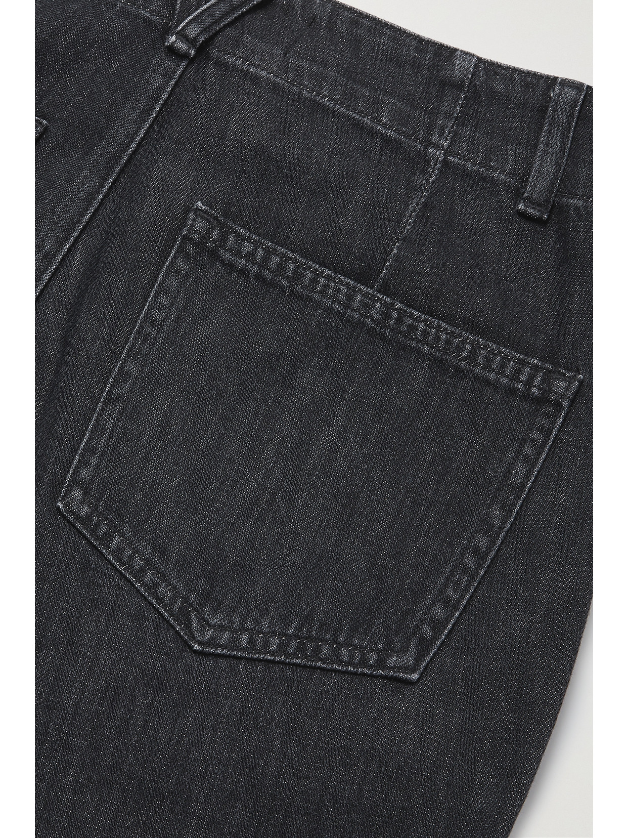 Veronica Beard Bolton High Waist Nonstretch Jogger Jeans In Black