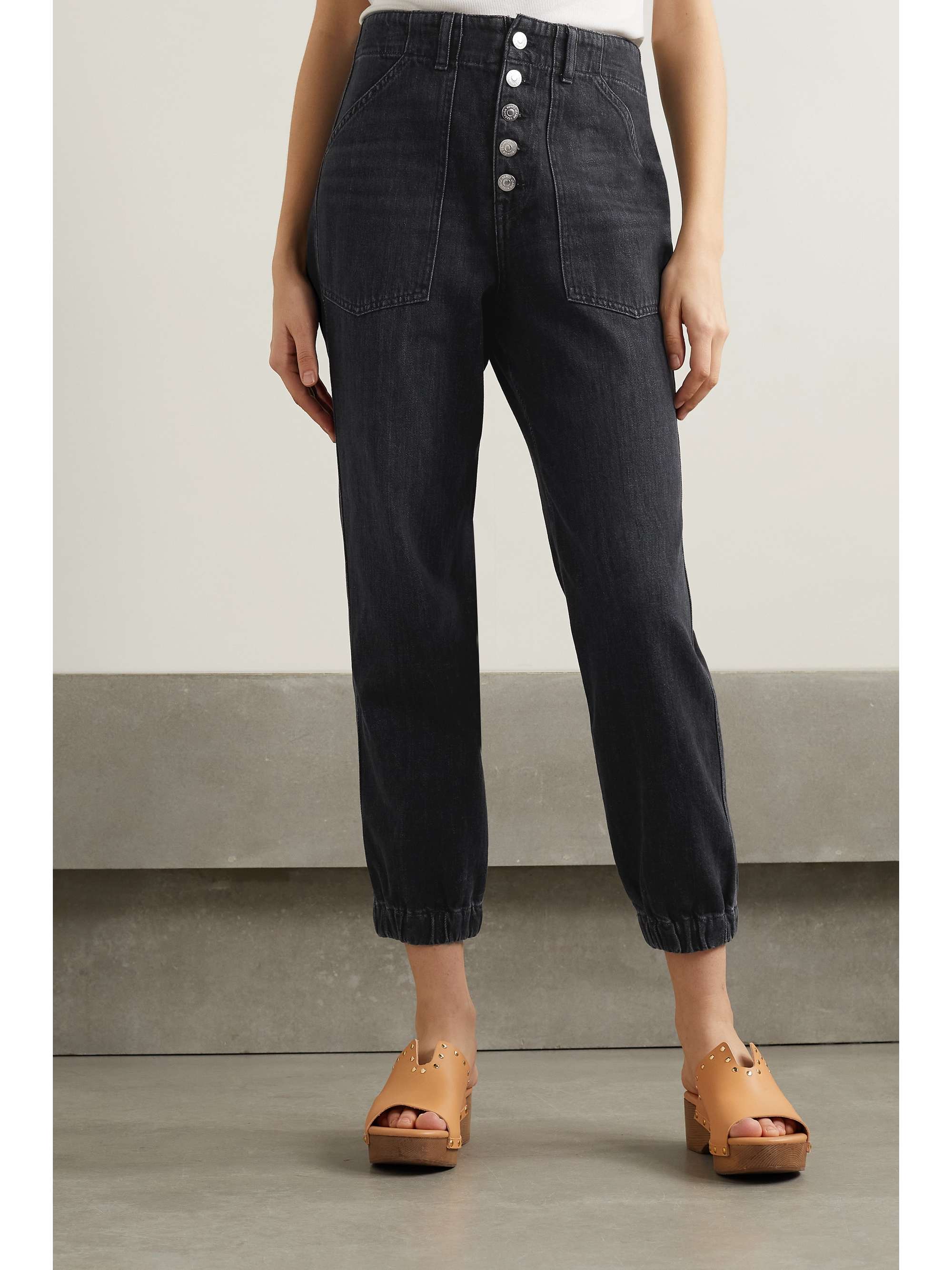 VERONICA BEARD Bolton high-rise tapered jeans