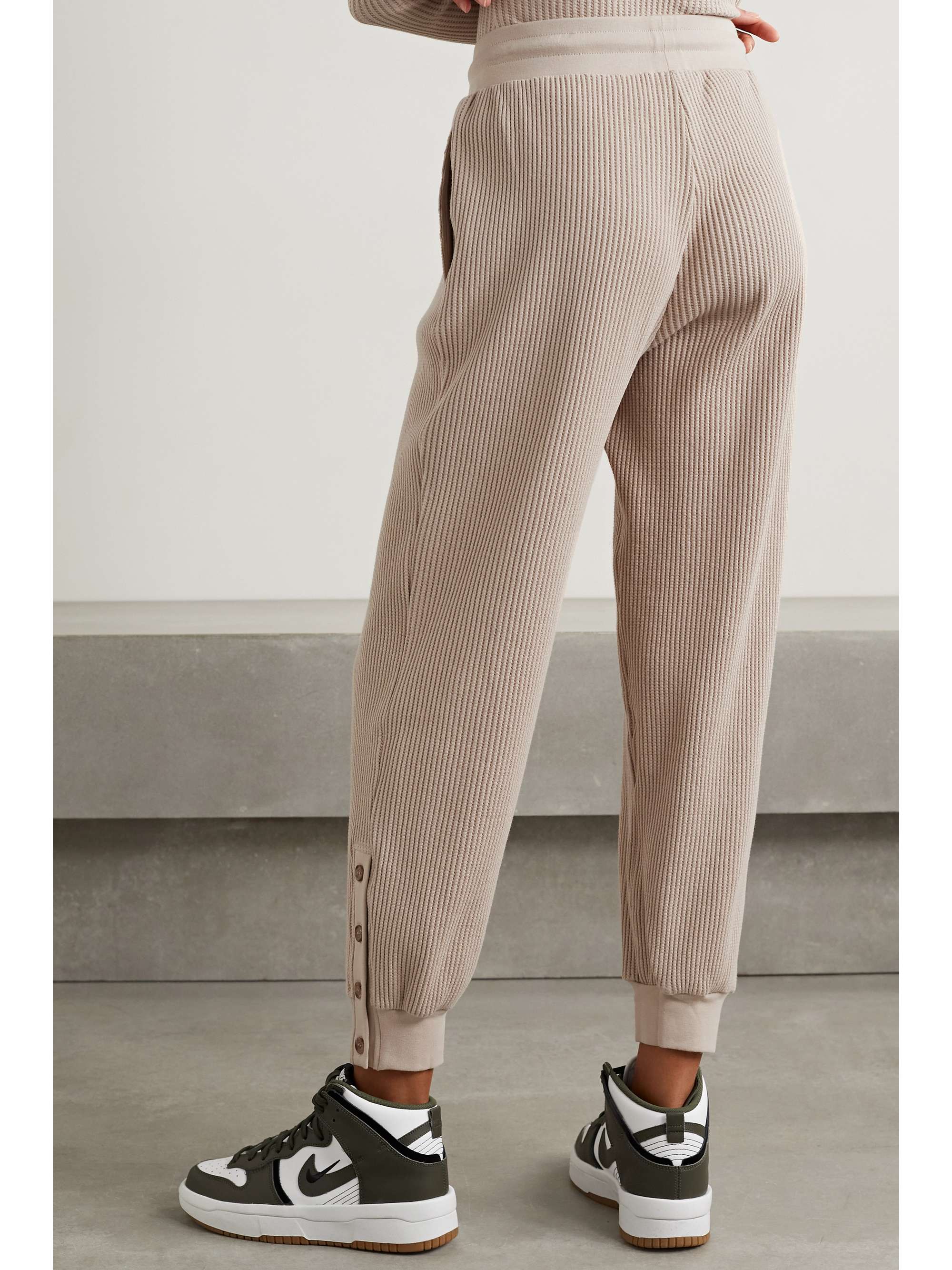 waffle track pants