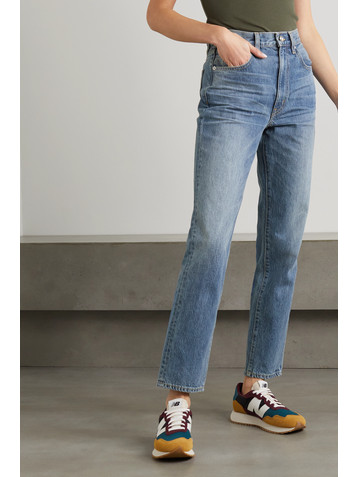 SLVRLAKE Sierra high-rise straight leg jeans