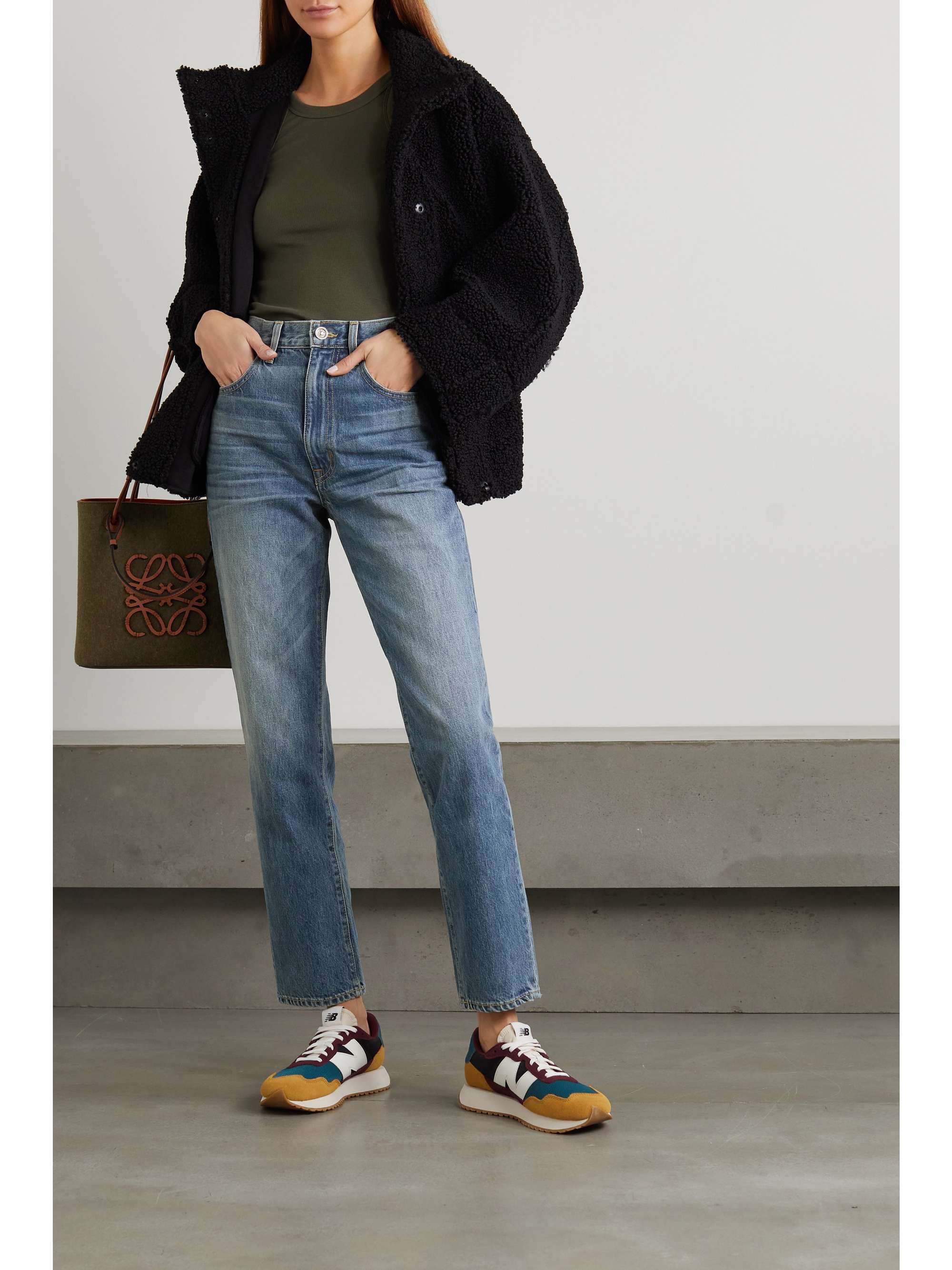 SLVRLAKE Sierra high-rise straight leg jeans
