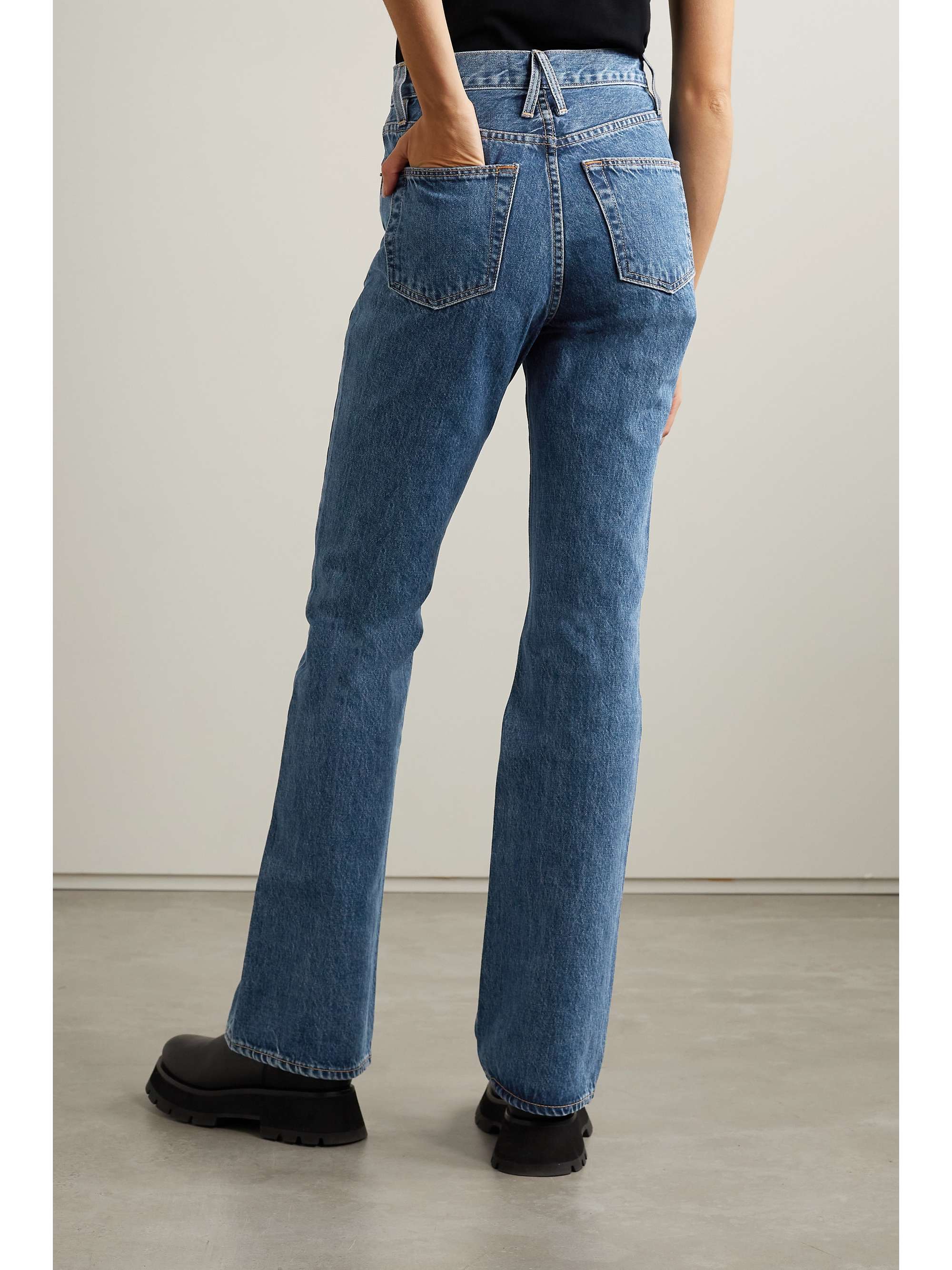 SLVRLAKE Charlotte high-rise flared jeans | NET-A-PORTER