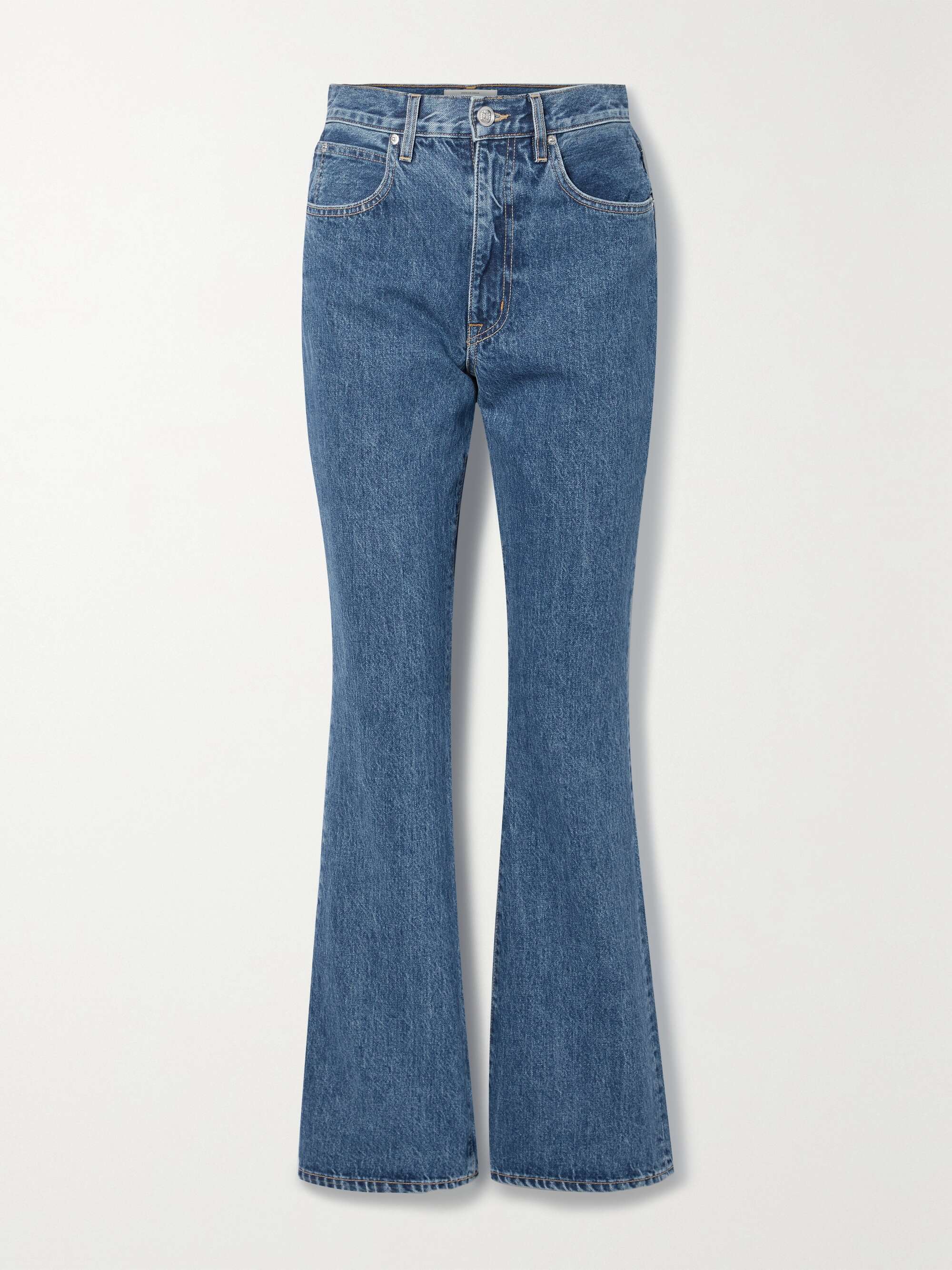 SLVRLAKE Charlotte high-rise flared jeans | NET-A-PORTER