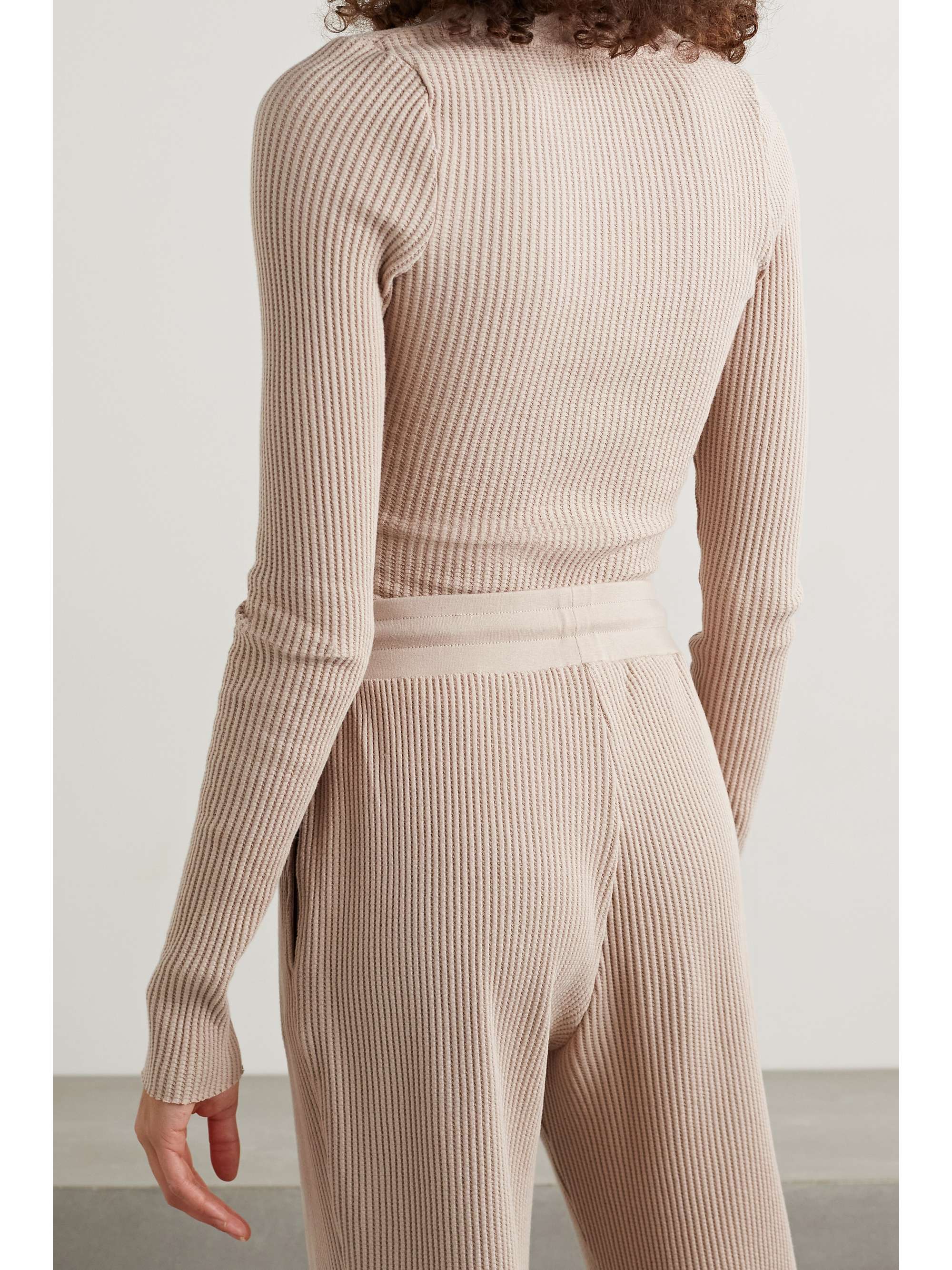 THE RANGE Jumbo Stark waffle-knit stretch-cotton bodysuit