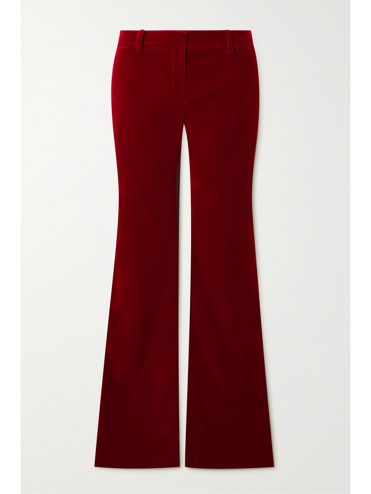 Bella Freud 1976 Velvet Flared Pants