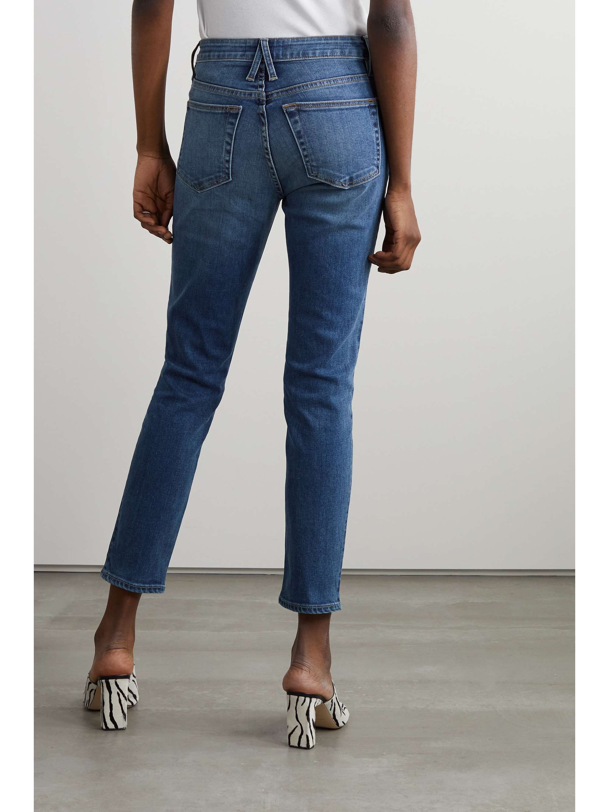 SLVRLAKE Lou Lou mid-rise slim-leg jeans