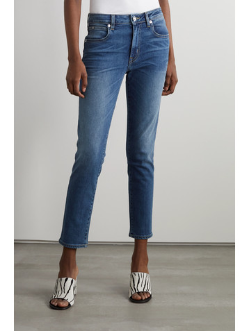 SLVRLAKE Lou Lou mid-rise slim-leg jeans