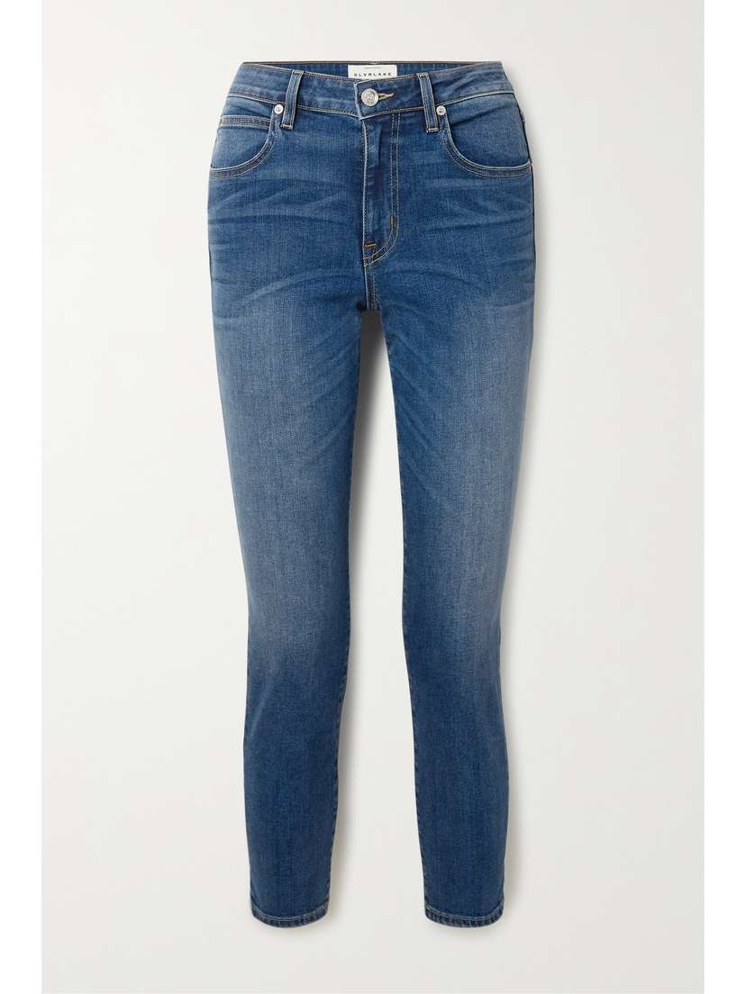 SLVRLAKE Lou Lou Mid-rise Slim-leg Jeans