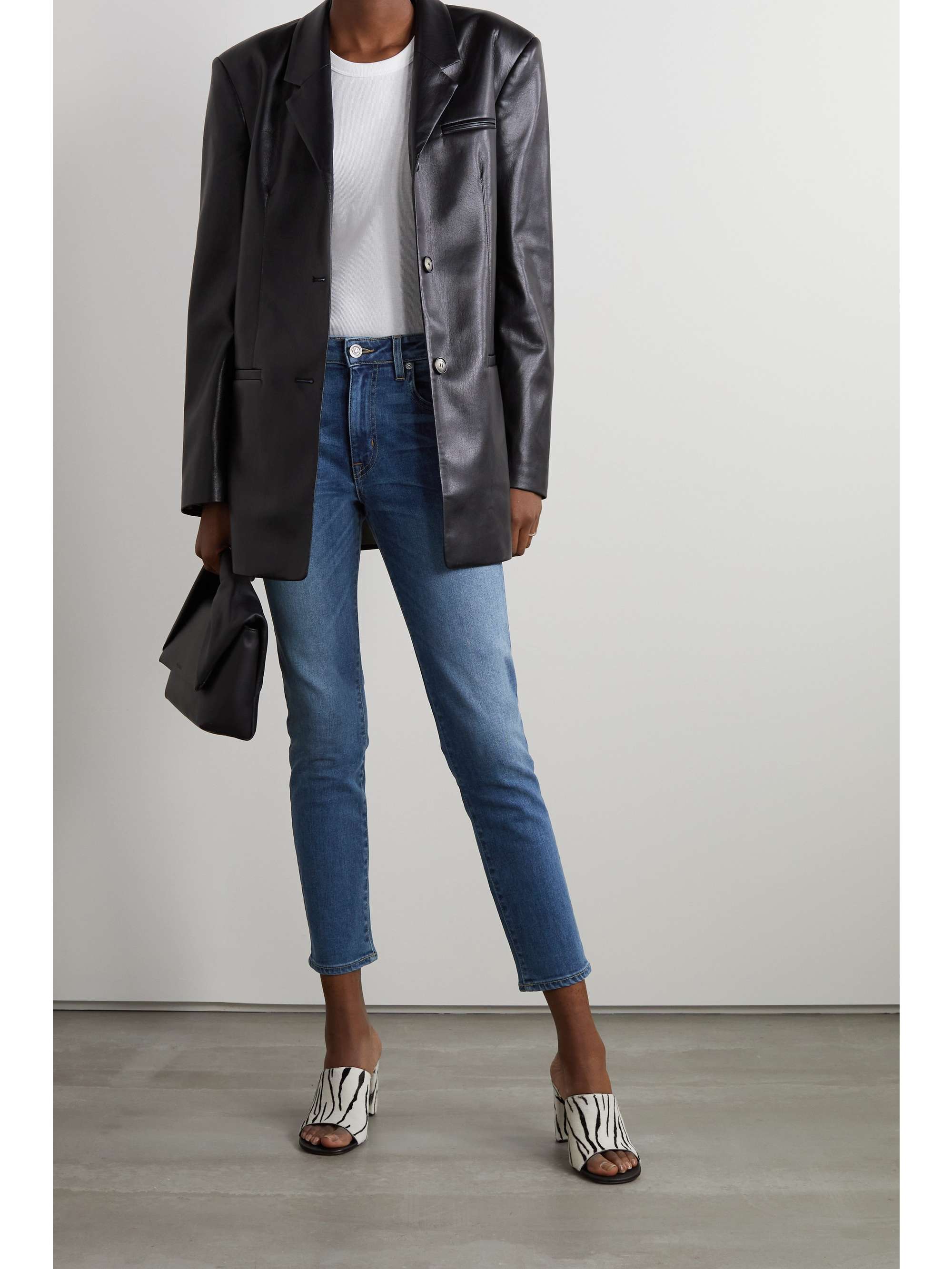 SLVRLAKE Lou Lou mid-rise slim-leg jeans