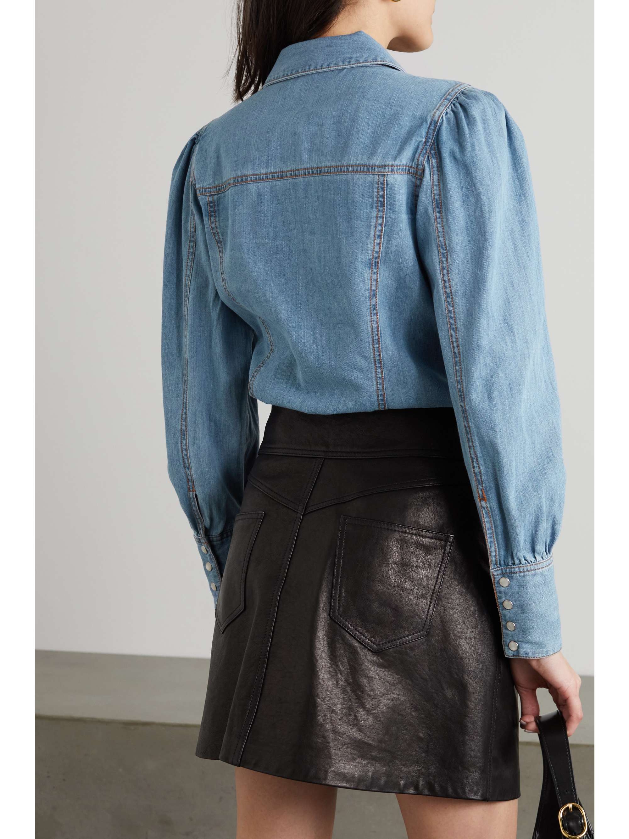 Raelyn denim shirt | VERONICA BEARD 