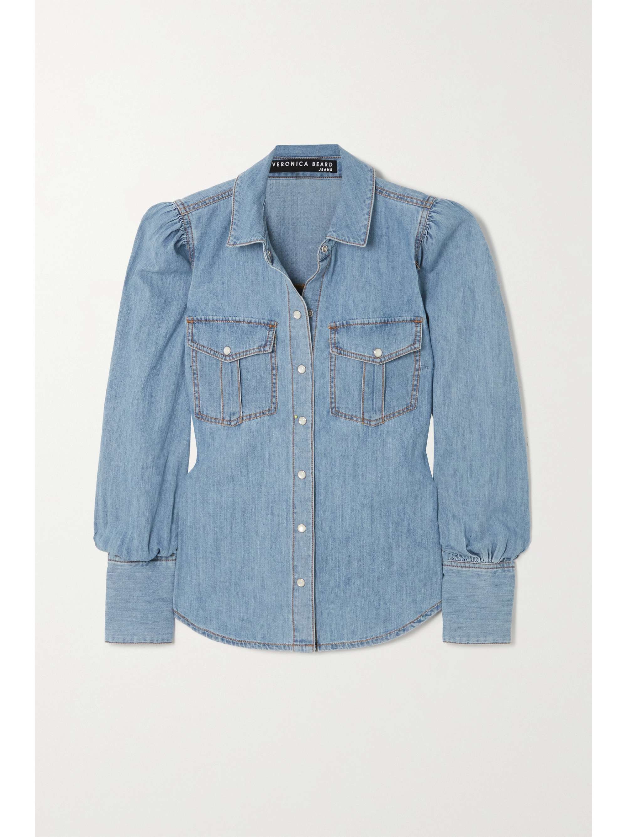 Raelyn denim shirt | VERONICA BEARD 