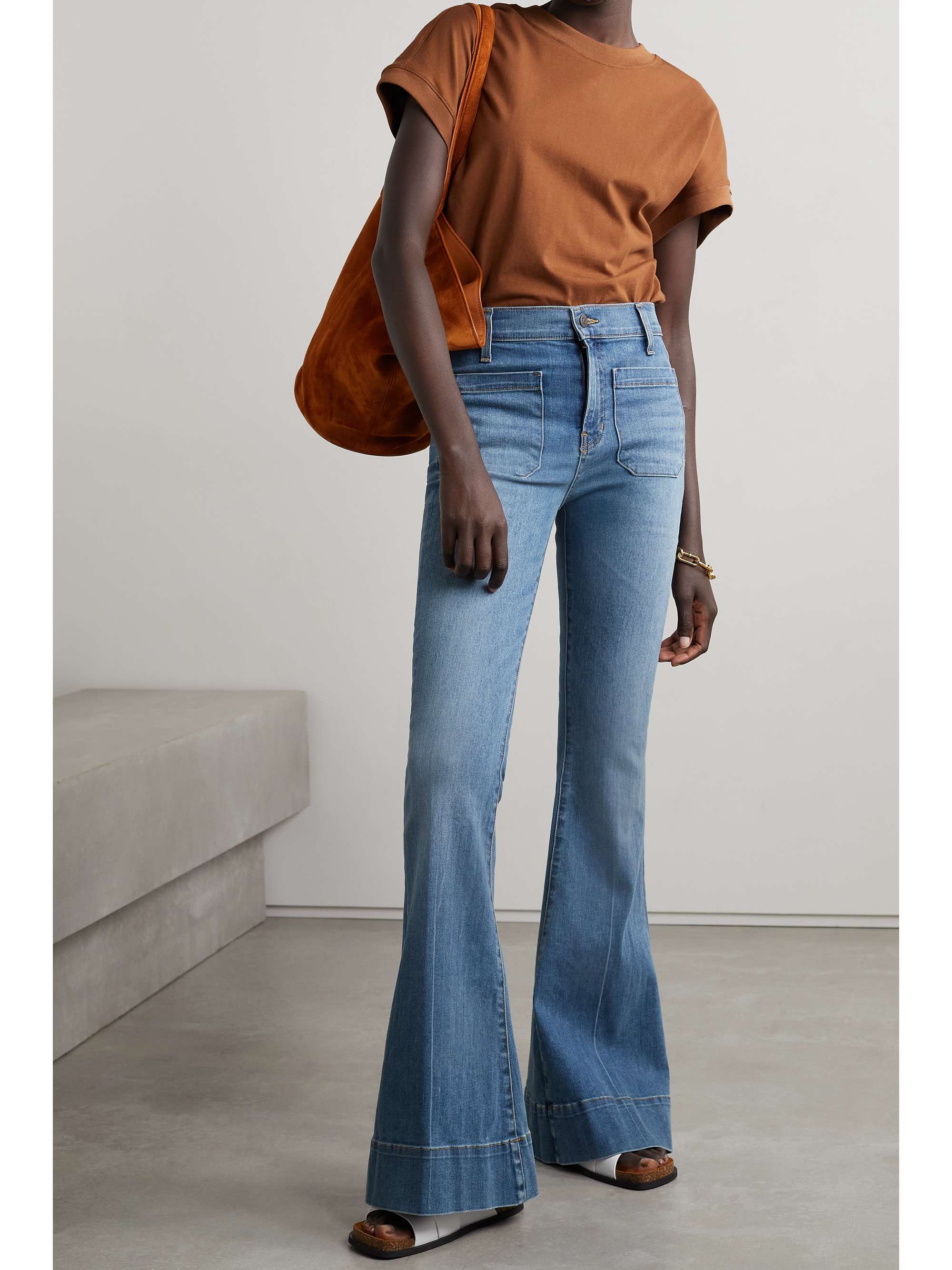 high-rise flared jeans | VERONICA BEARD 