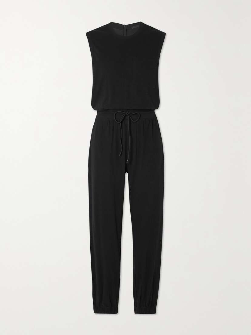 ATM Anthony Thomas Melillo High Torsion Cotton-jersey Jumpsuit