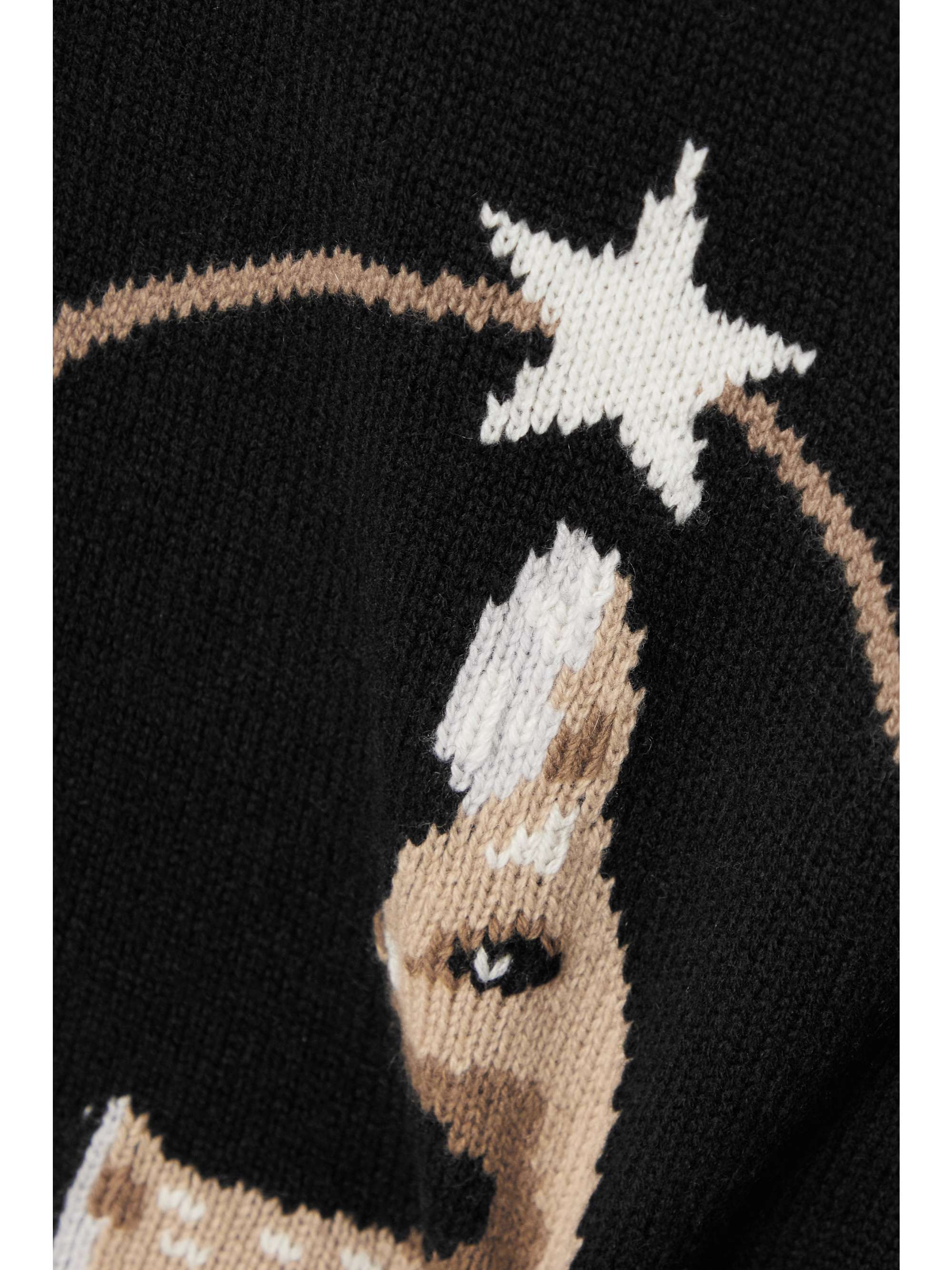 BURBERRY Intarsia wool-blend sweater