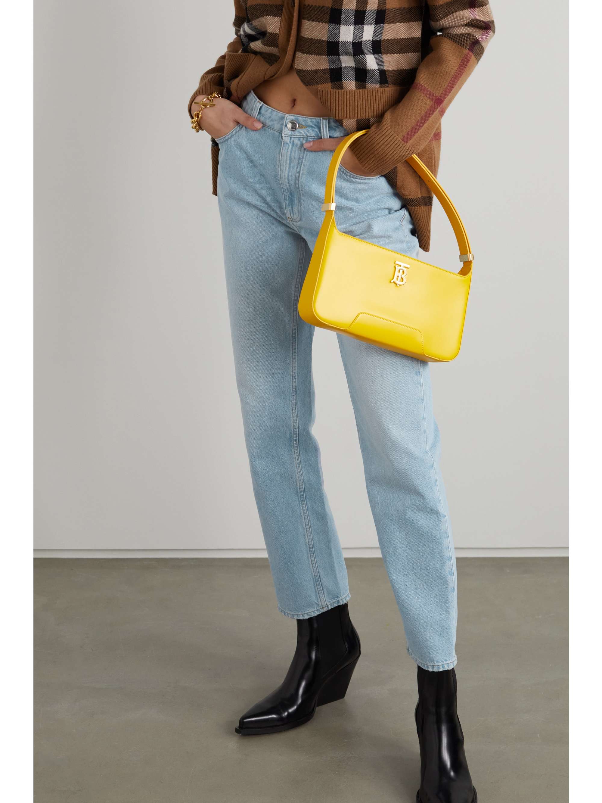 BURBERRY Mid-rise straight-leg jeans