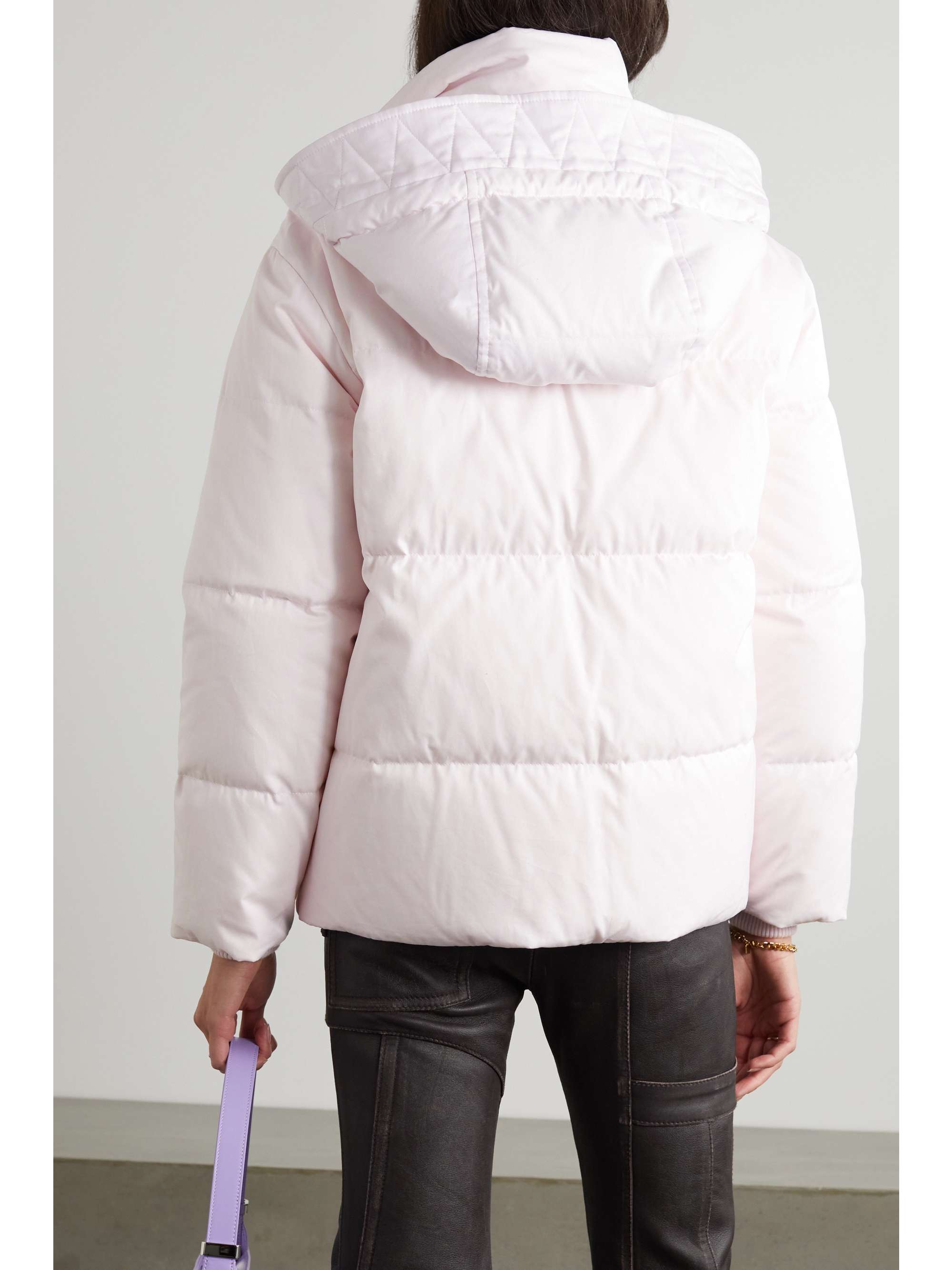 BURBERRY Hooded quilted cotton-twill down coat