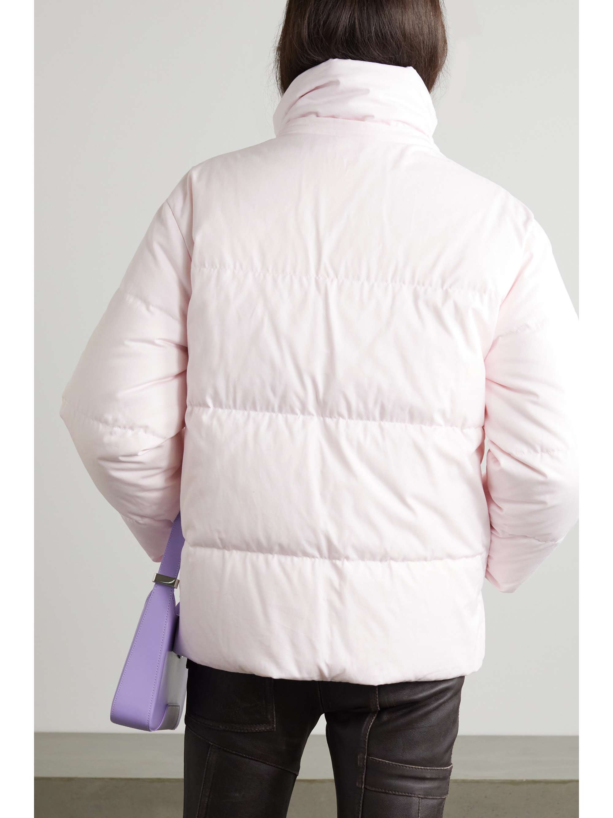 BURBERRY Hooded quilted cotton-twill down coat