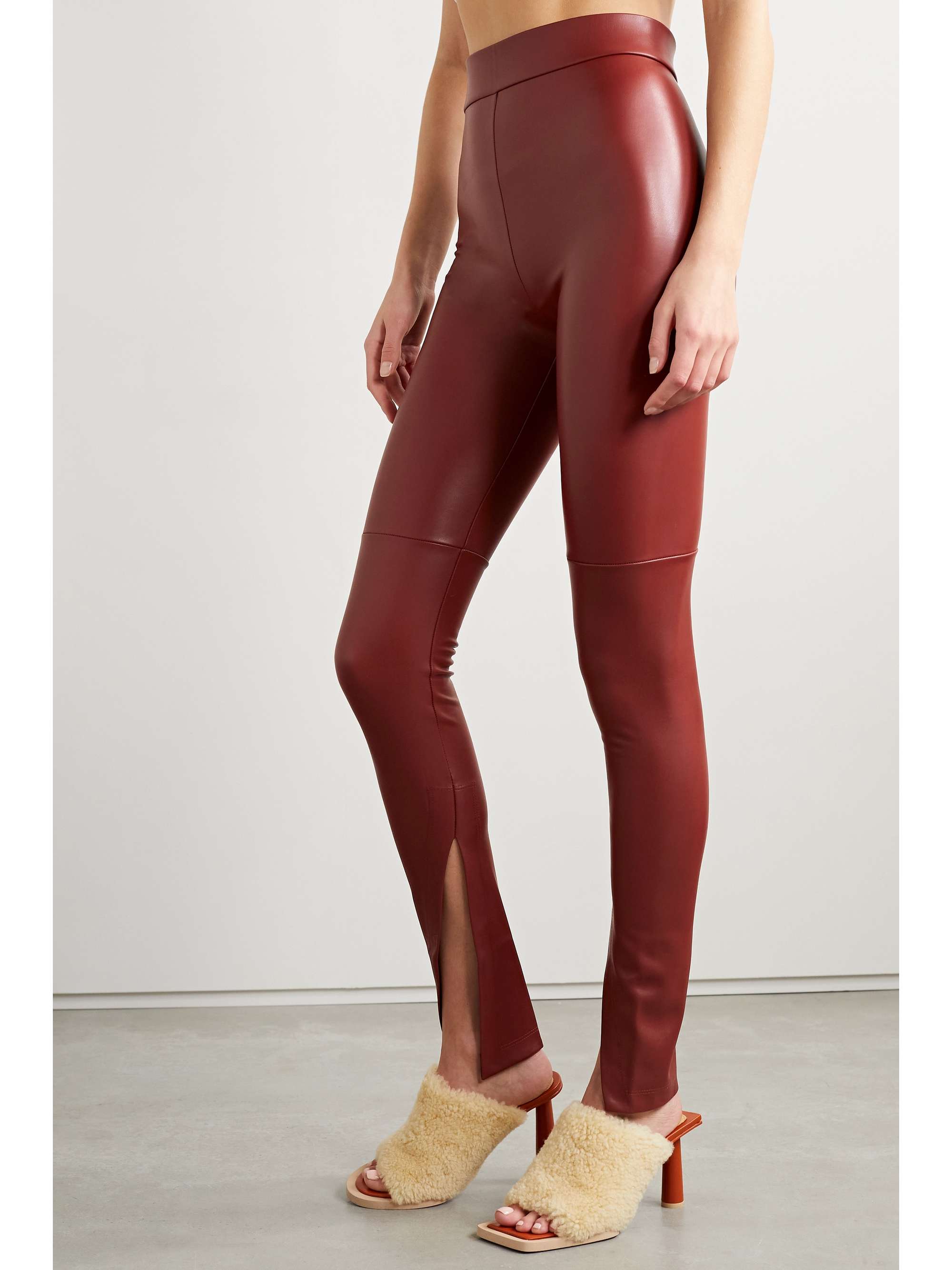 ALIX NYC Carlisle faux leather leggings NETAPORTER