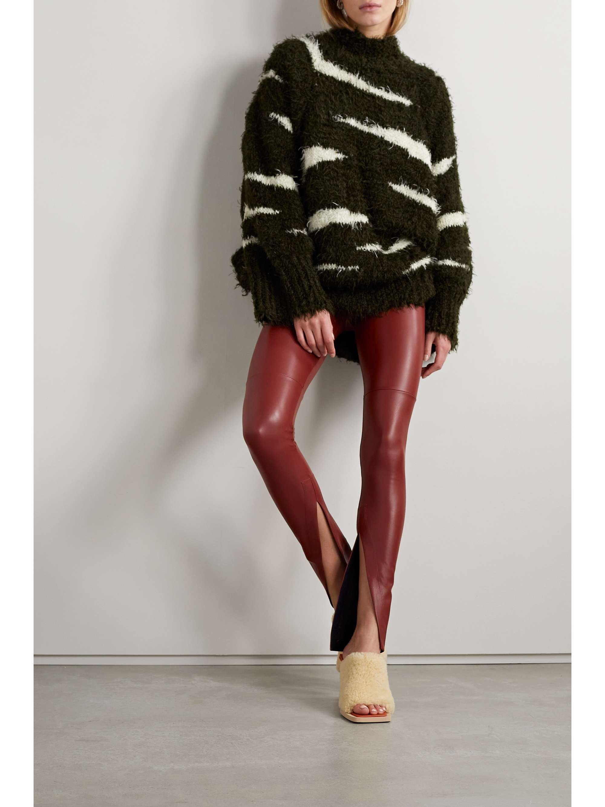 ALIX NYC Carlisle faux leather leggings NETAPORTER