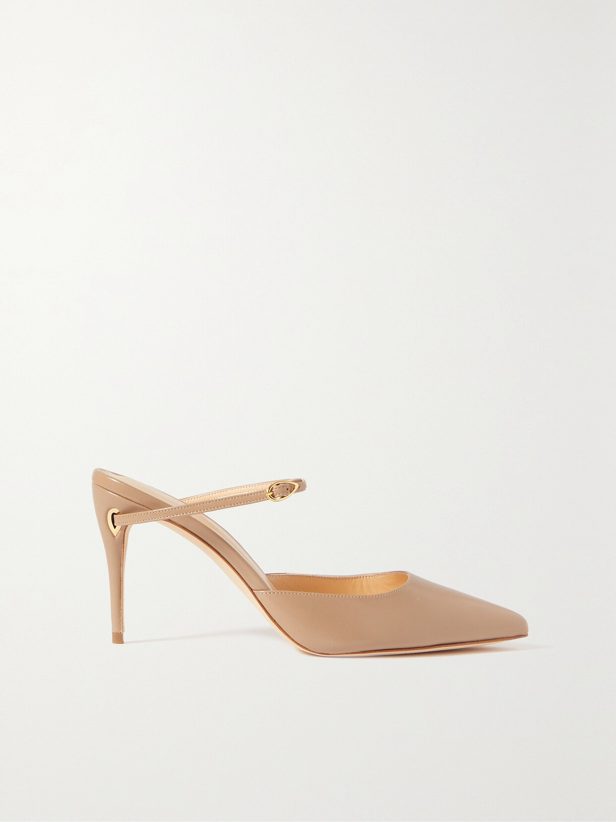 JENNIFER CHAMANDI GIUSEPPE 85 LEATHER POINT-TOE PUMPS