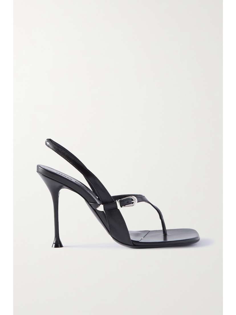Magda Butrym Leather Slingback Sandals