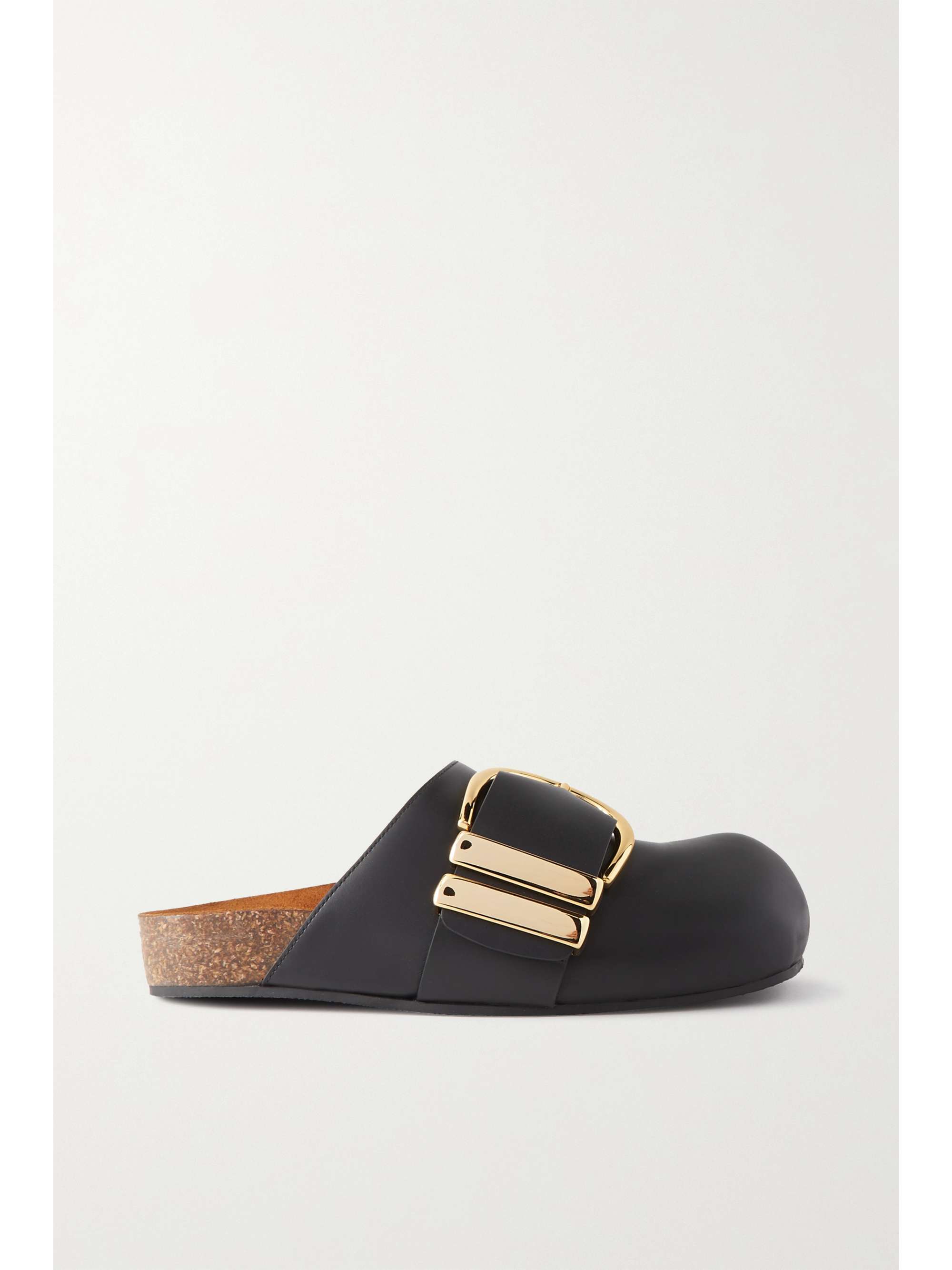 KHAITE Downing leather mules | NET-A-PORTER