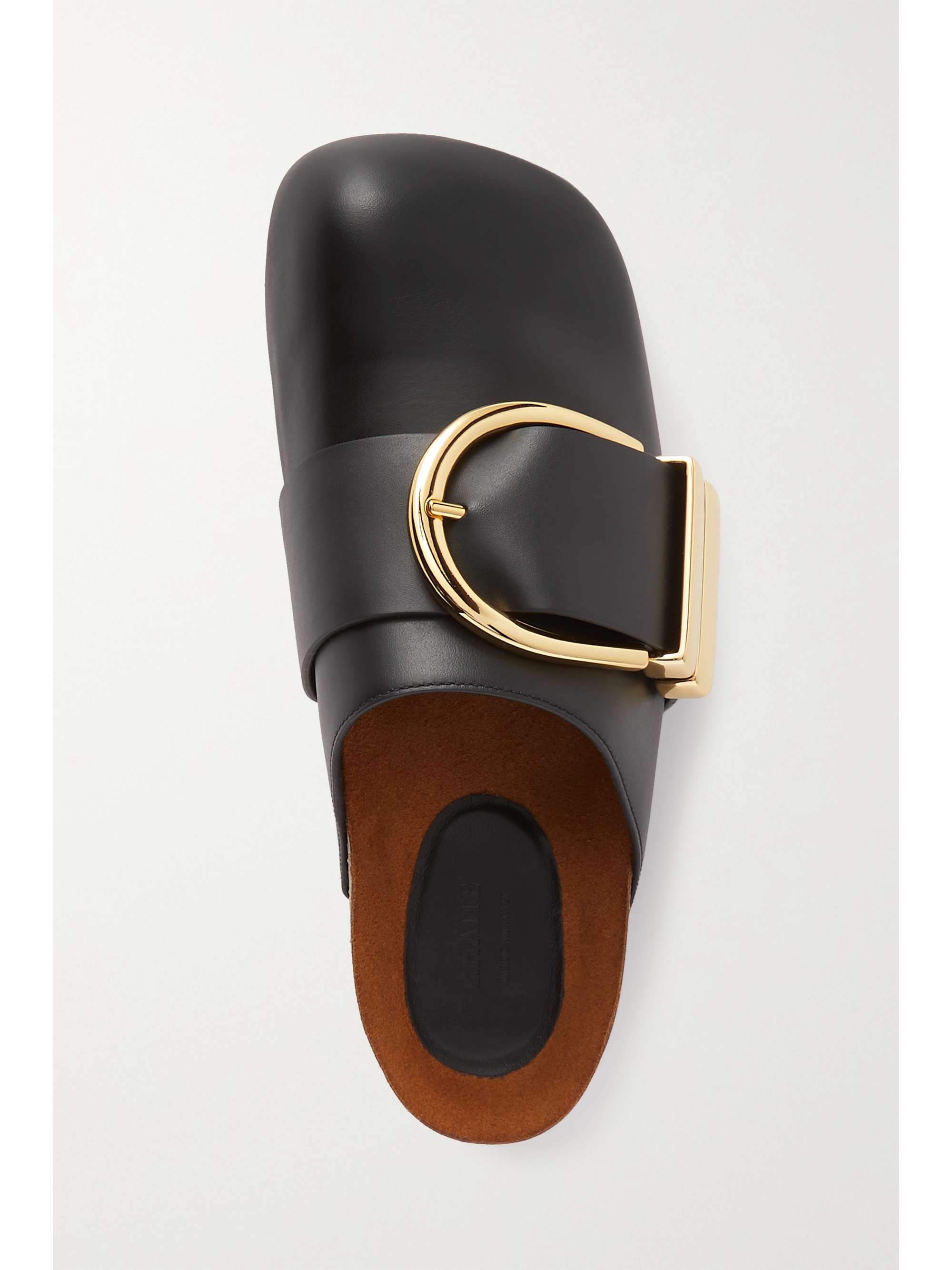 KHAITE Downing leather mules | NET-A-PORTER