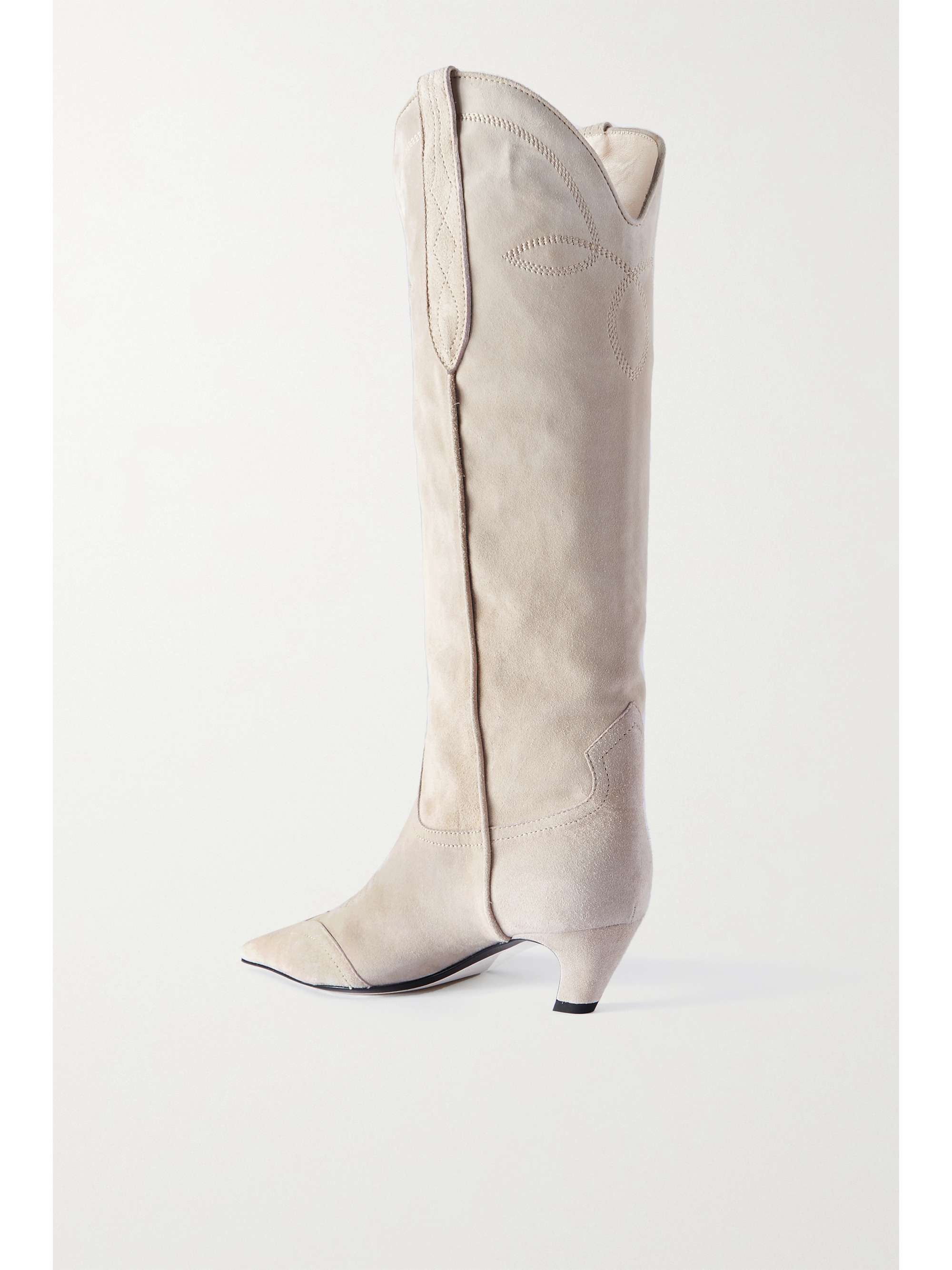 KHAITE Dallas suede knee boots